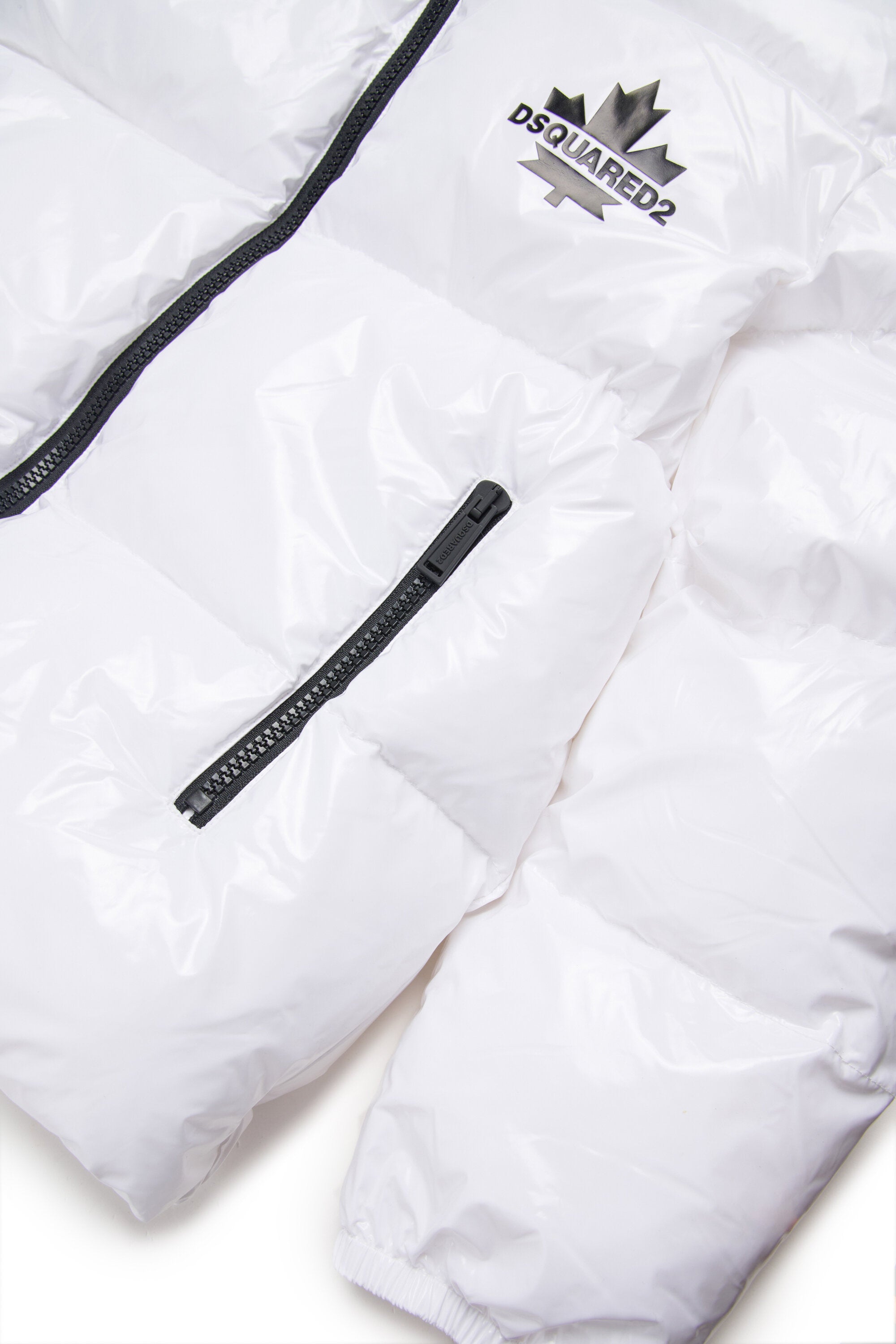 Giacca imbottita corta con logo Maple Leaf