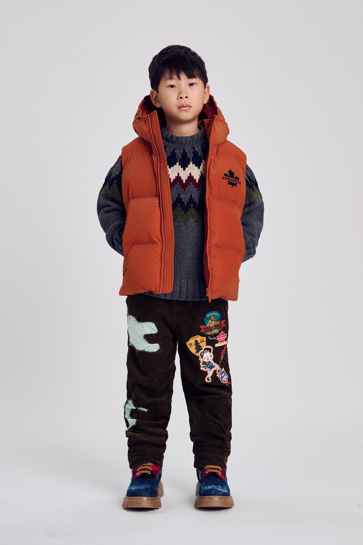 Gestepptes Gilet mit Logo