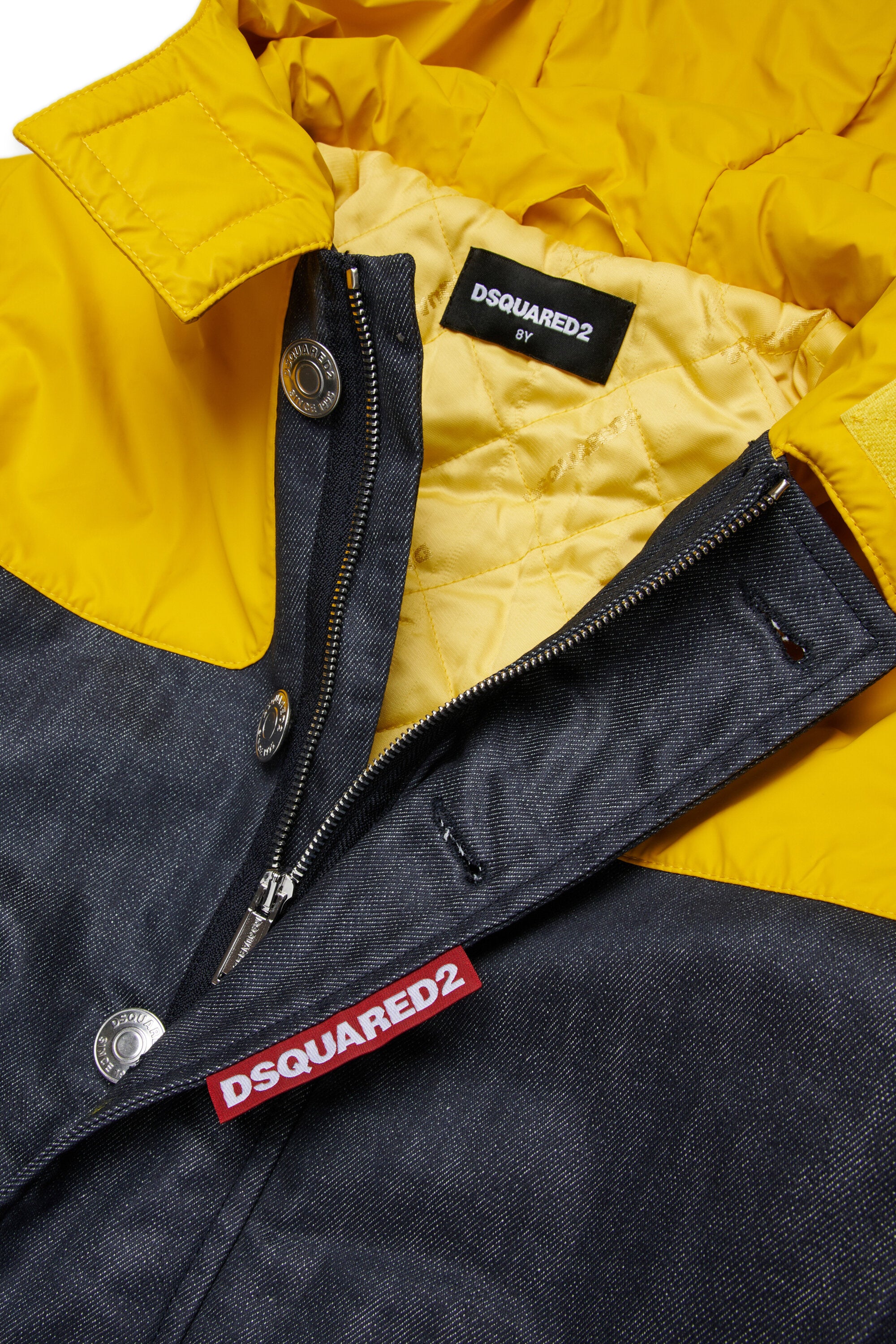 Trench impermeabile colorblock