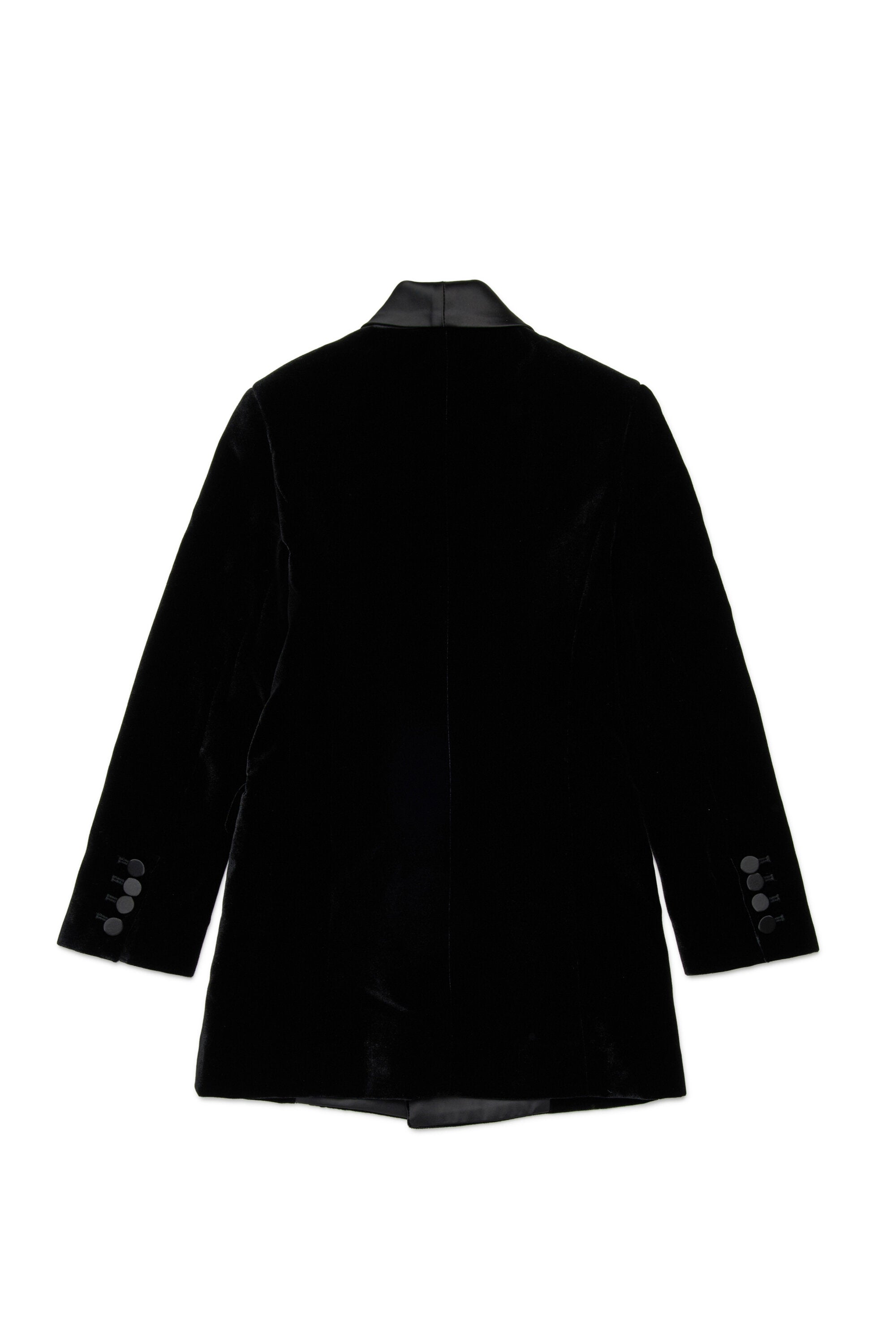 Robe en velours avec plaque D2