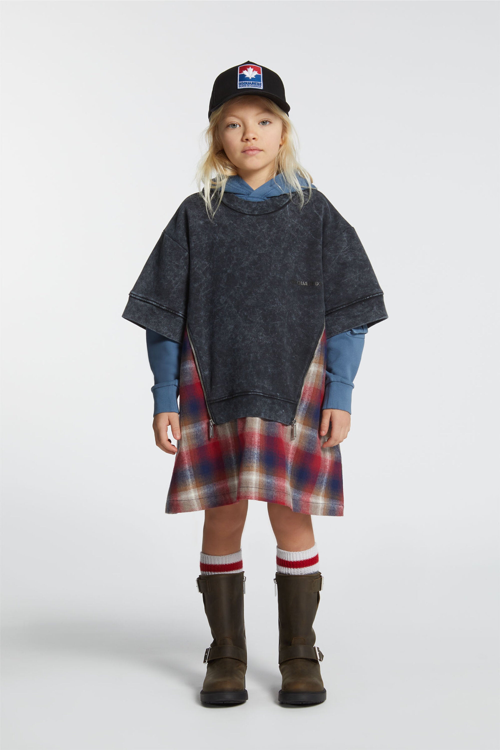 Robe maxi-pull à effet marbré