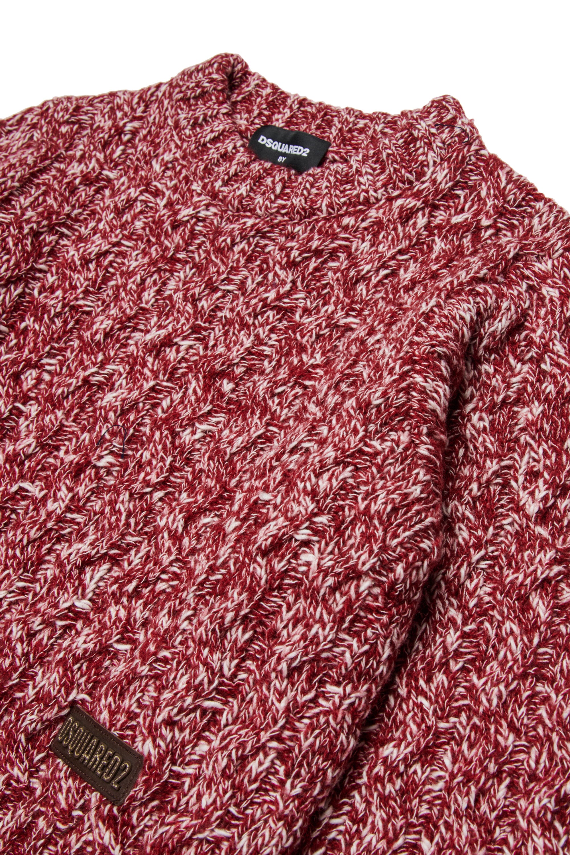 Pullover aus geflochtener Wollmischung