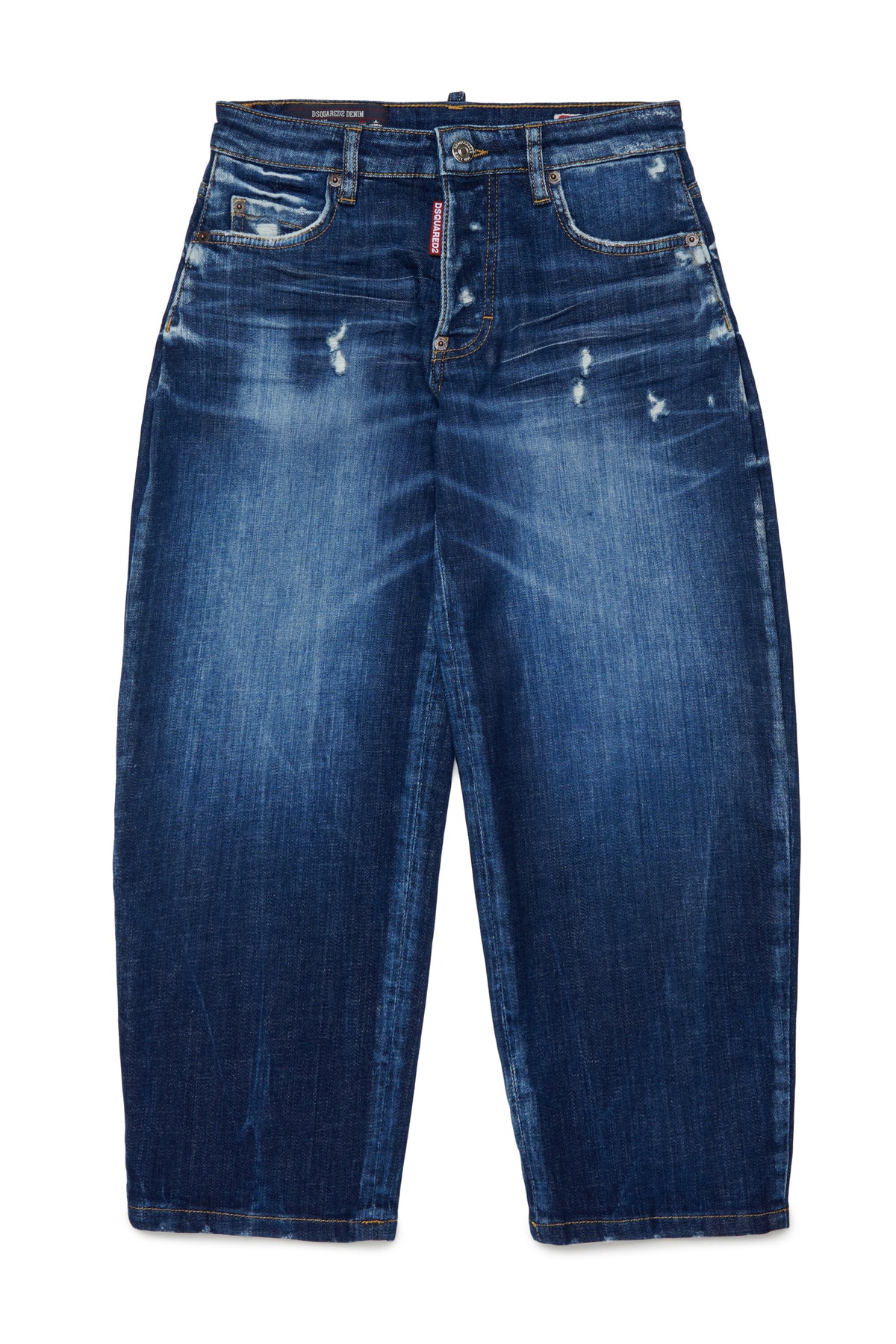 Jeans relaxed fit lavaggio blu medio - Amelia
