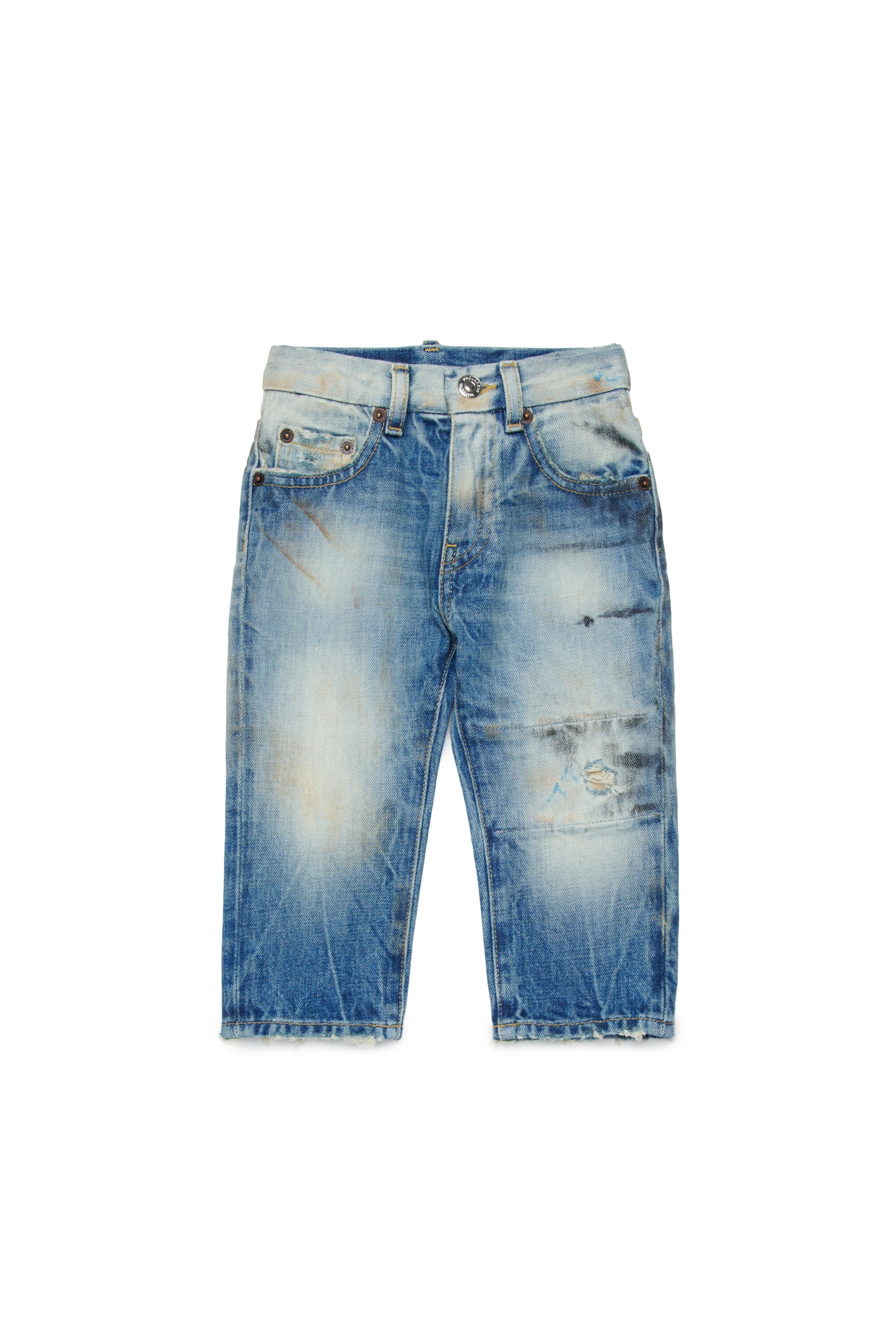 Jean regular délavé bleu clair