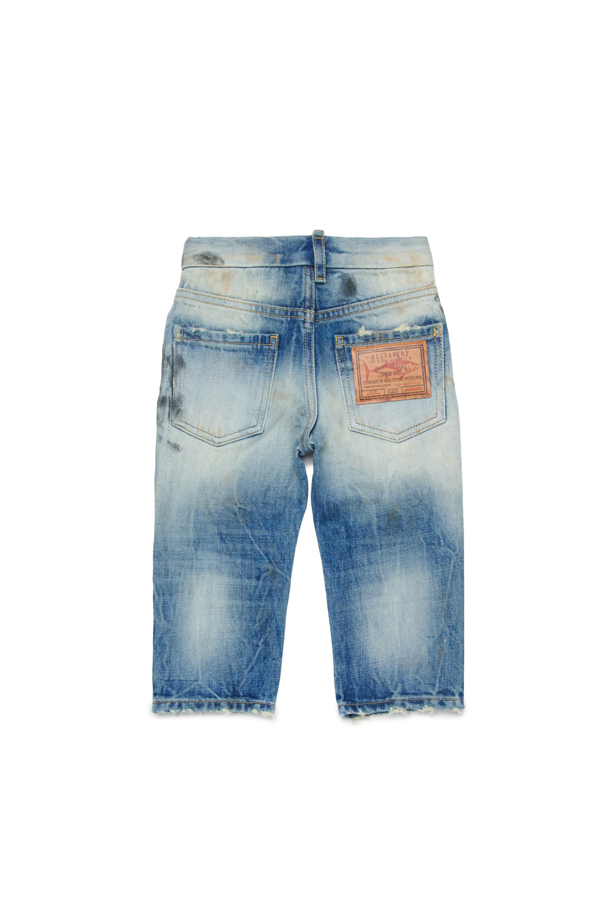 Jean regular délavé bleu clair