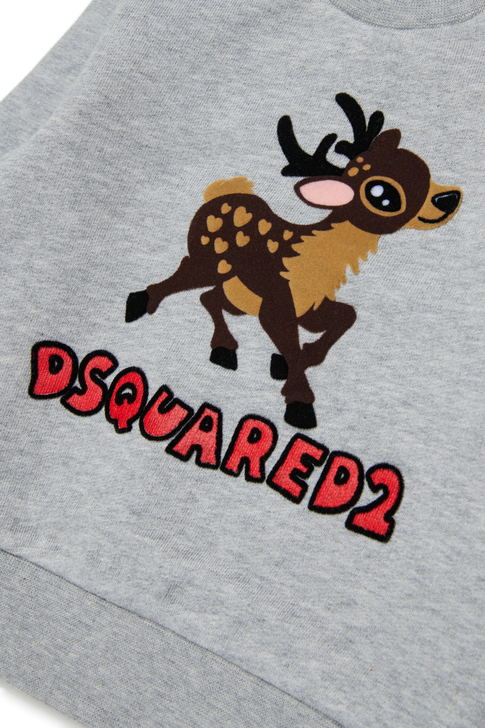 Felpa girocollo con stampa Fawn