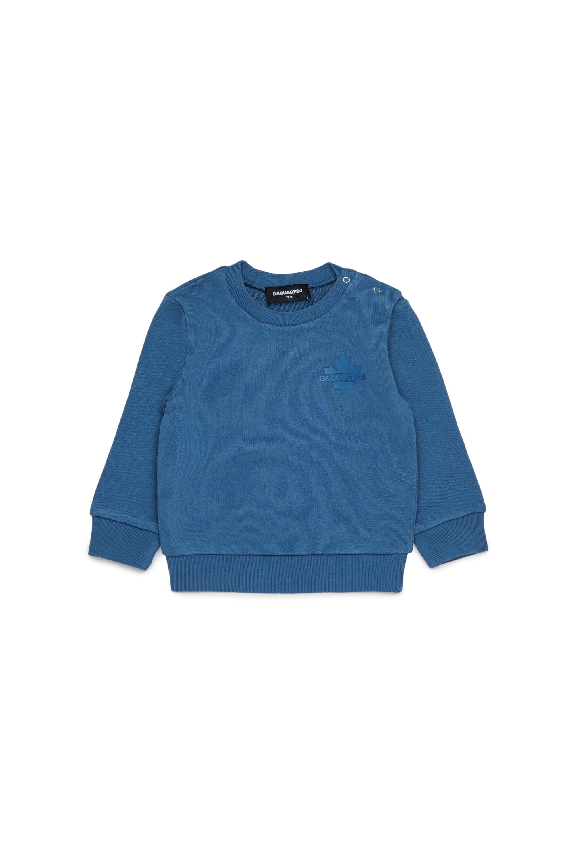 Felpa girocollo con logo Maple Leaf