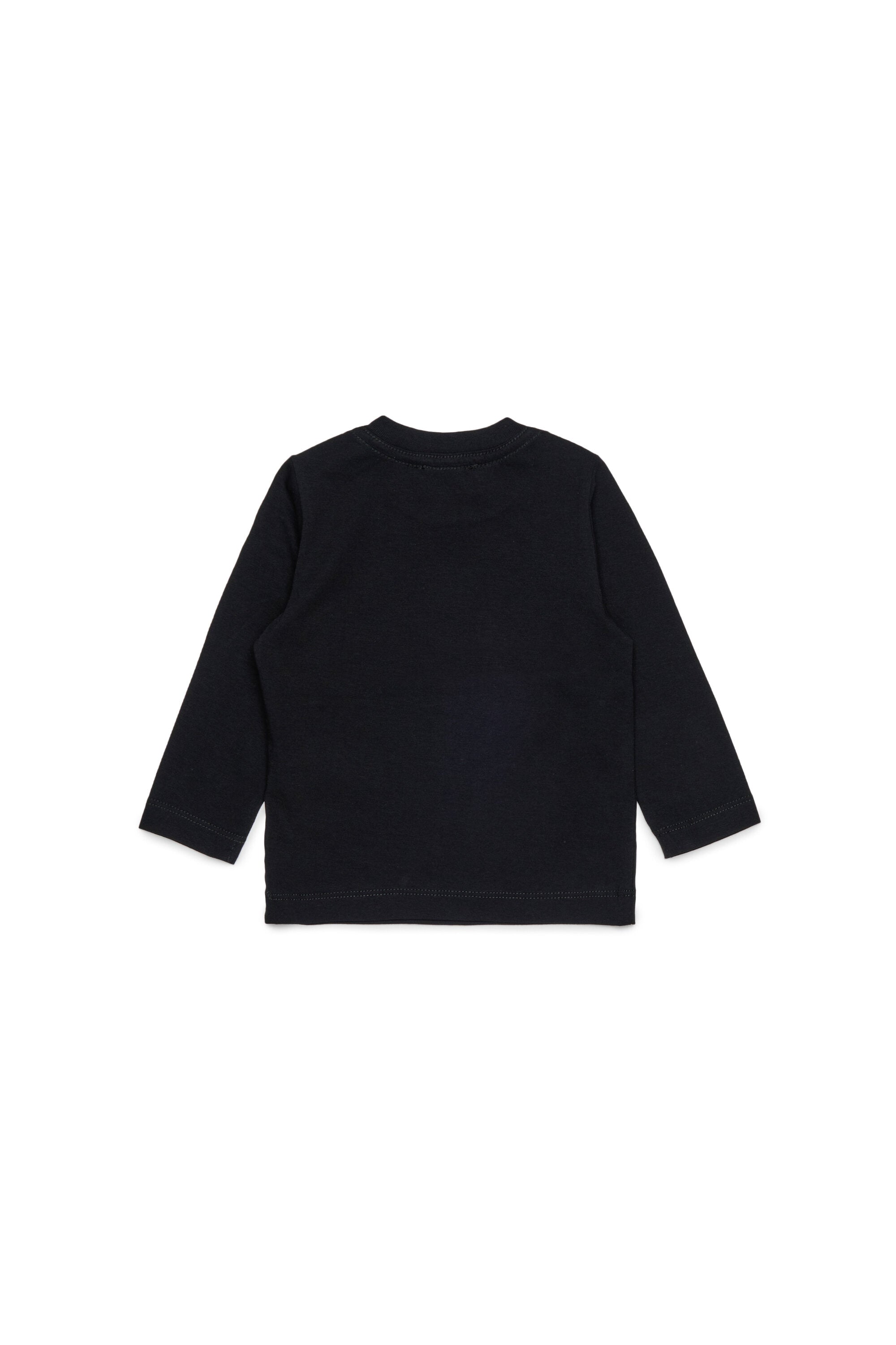 T-shirt manica lunga in jersey con logo