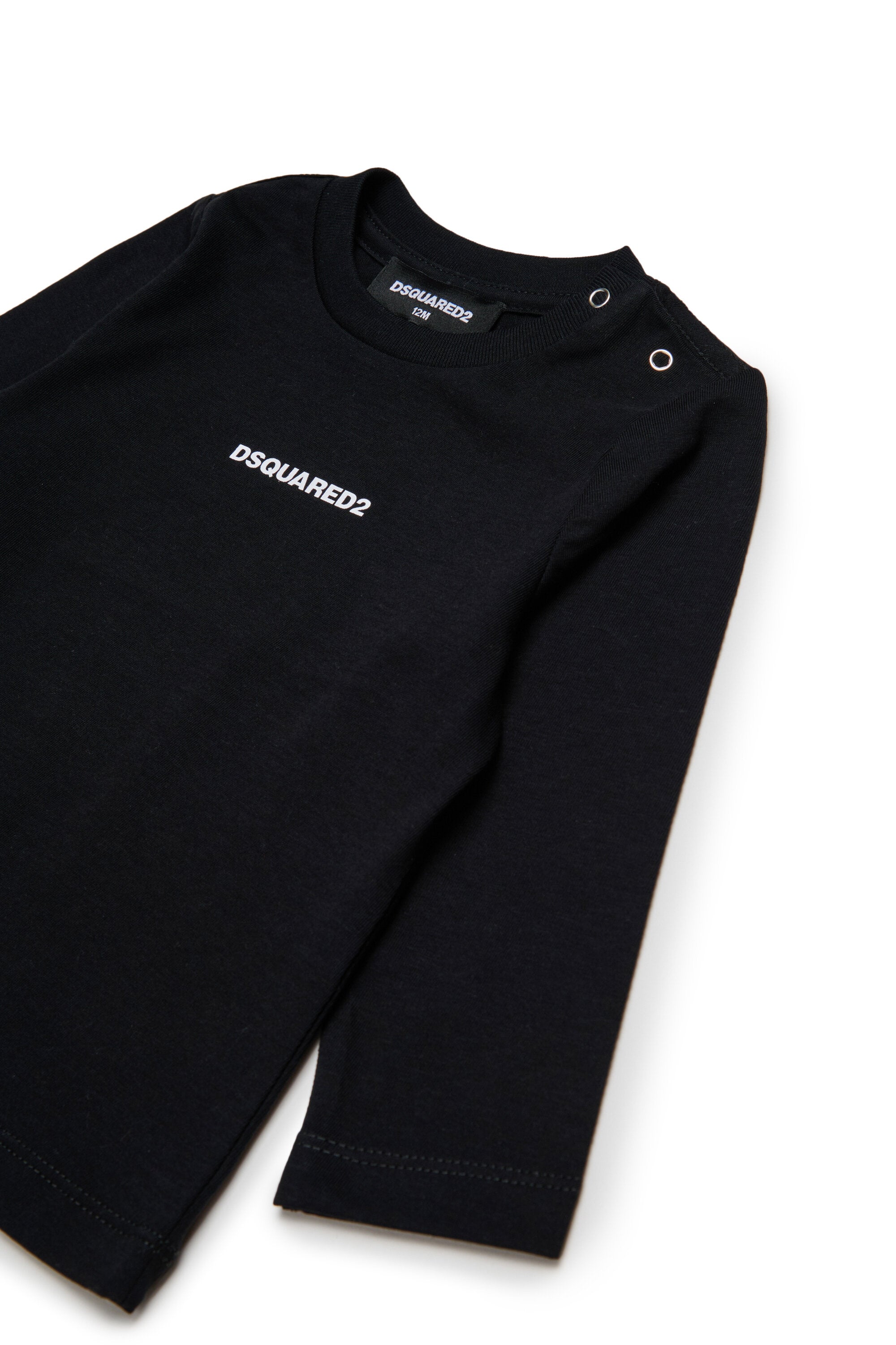 T-shirt manica lunga in jersey con logo