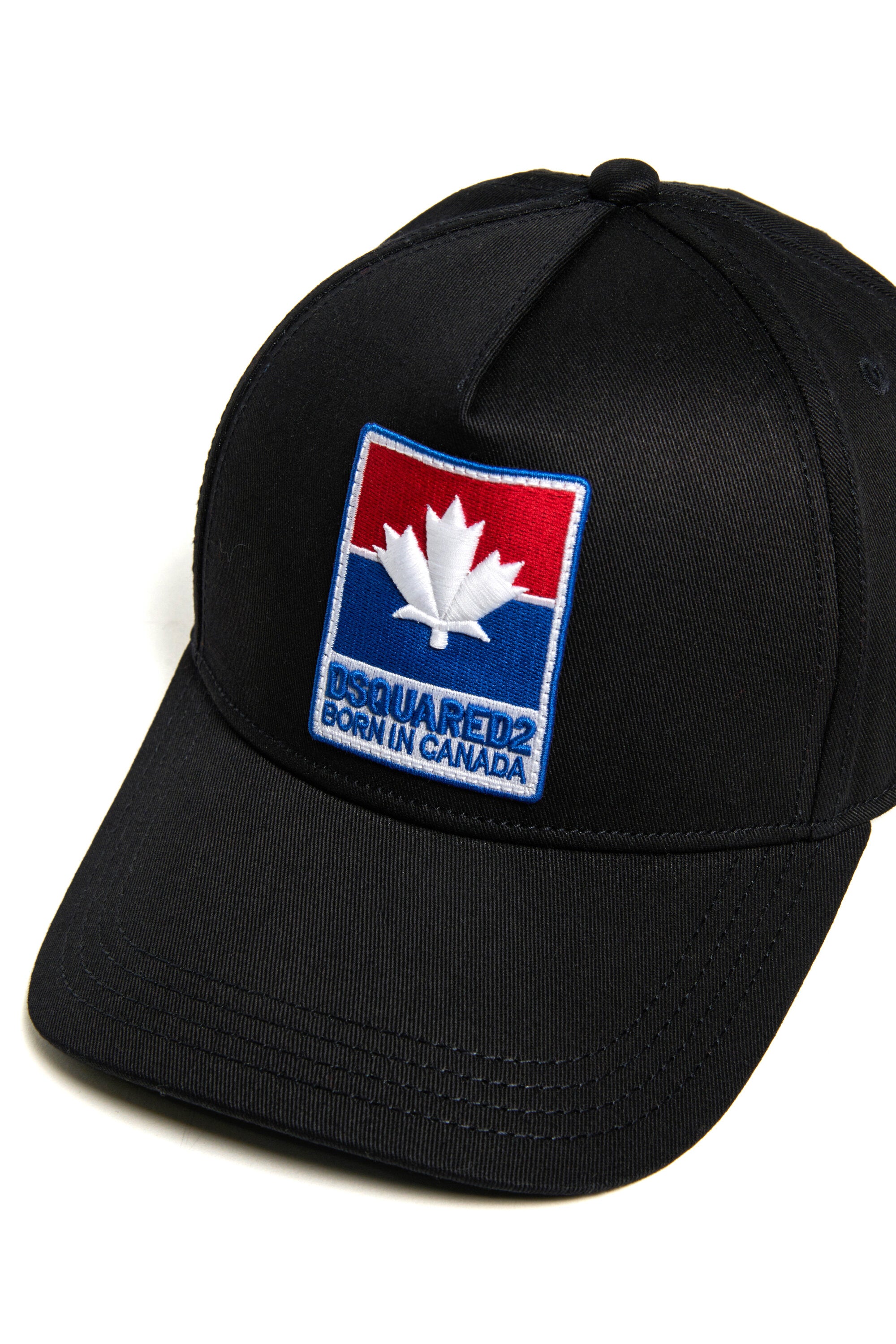 Cappello da baseball in gabardina con patch Logo