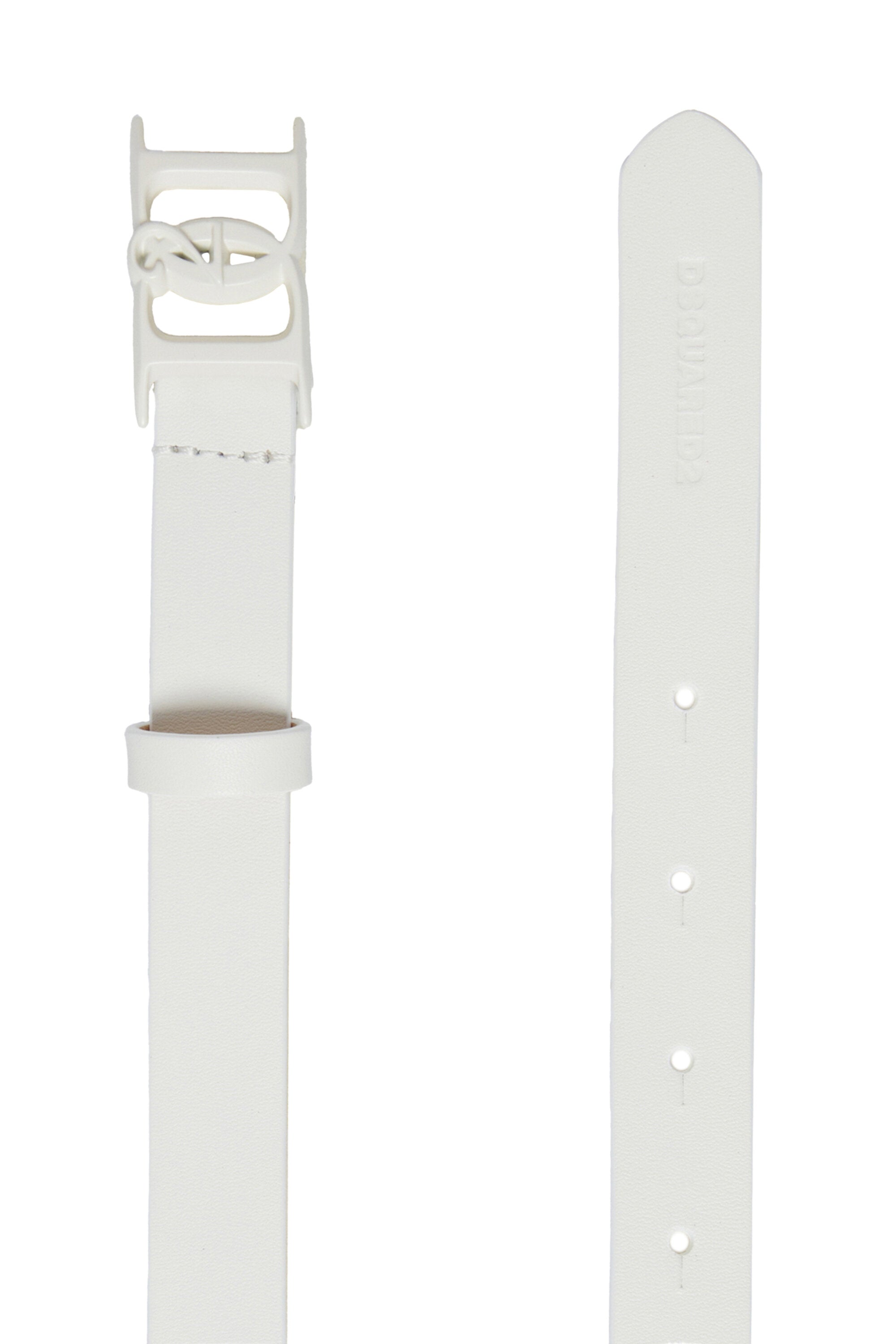 Cintura in pelle con fibbia D2