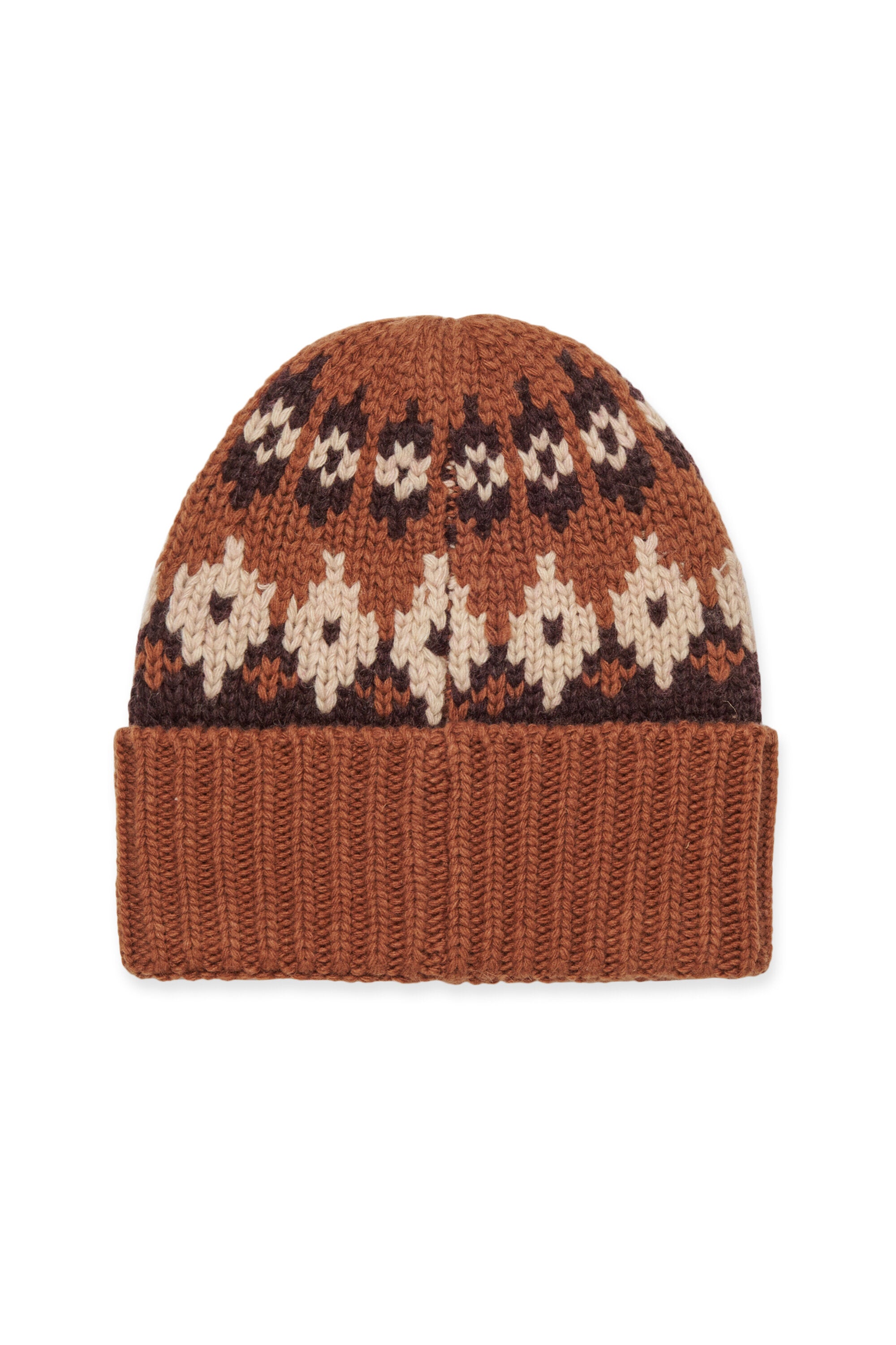 Bonnet en laine mélangée norvégienne