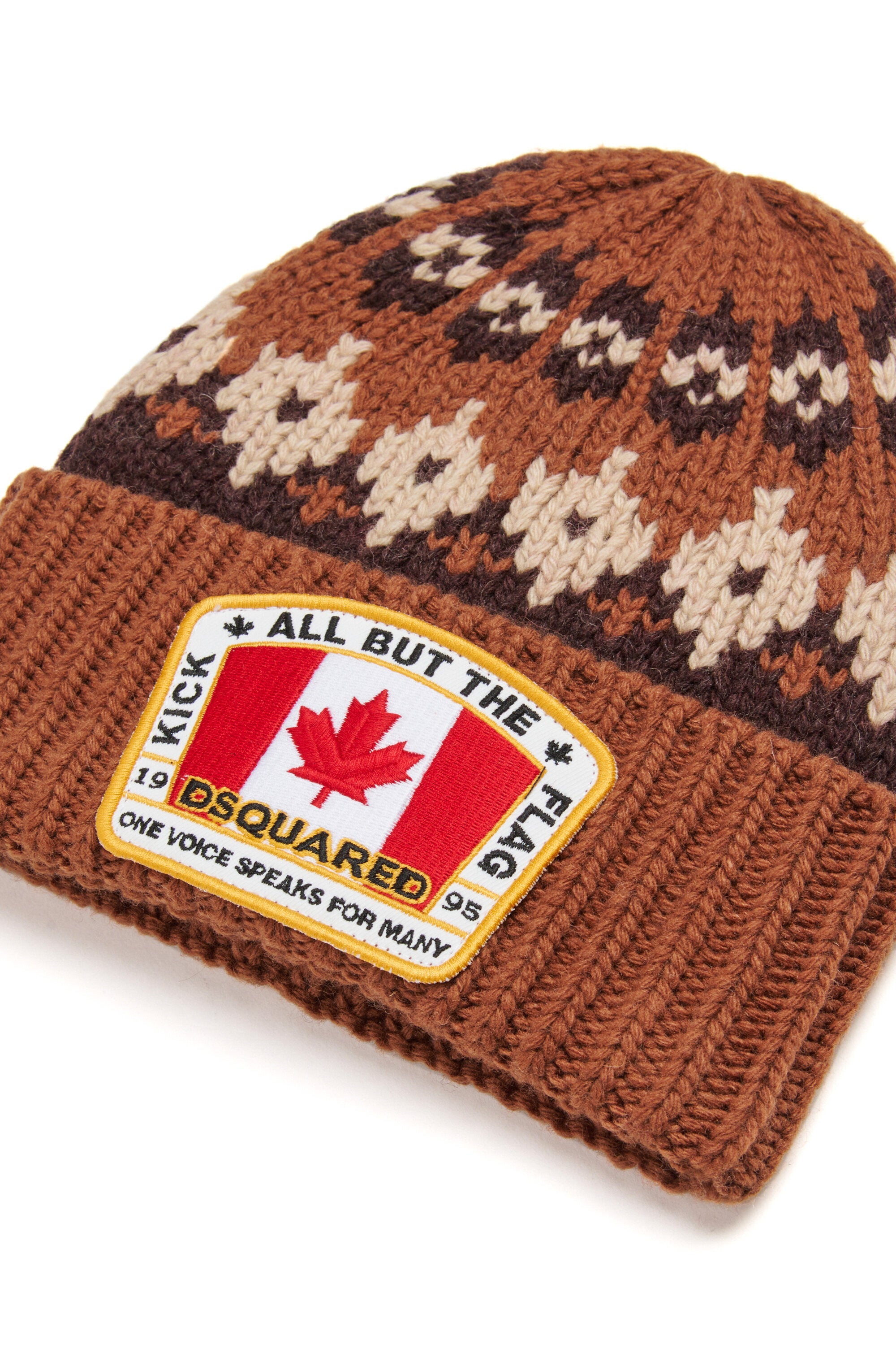 Bonnet en laine mélangée norvégienne