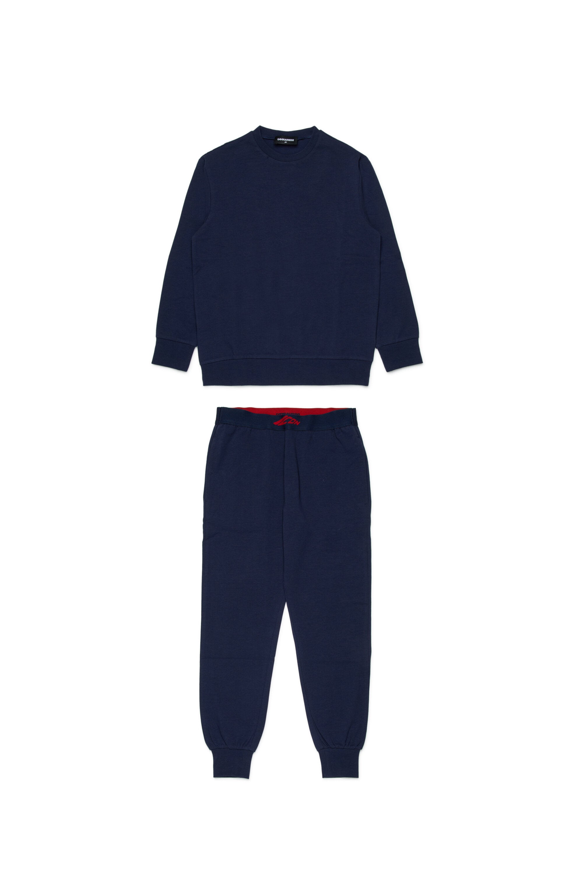 Pigiama in jersey con logo ICON