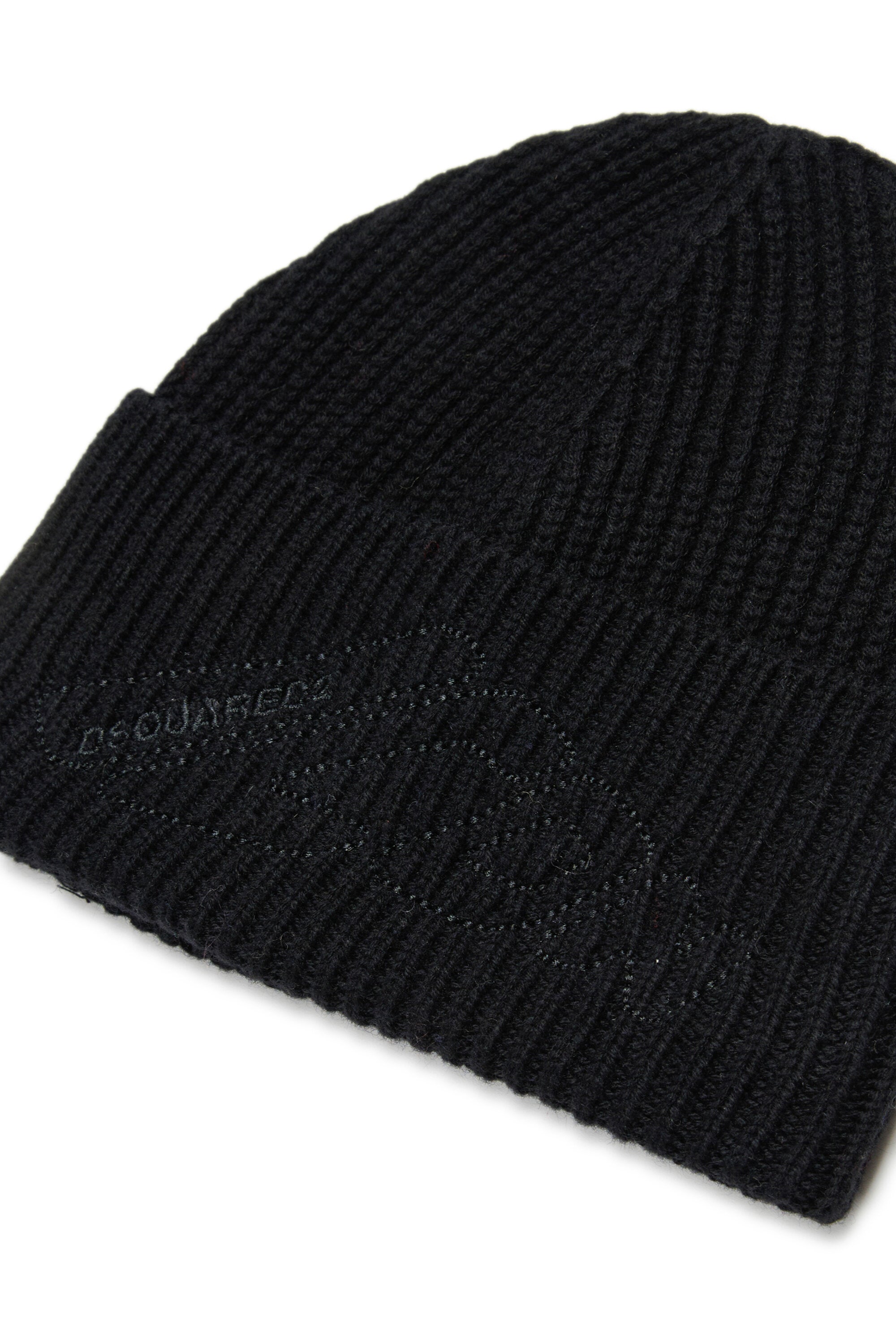 Berretto beanie in misto lana con logo ICON