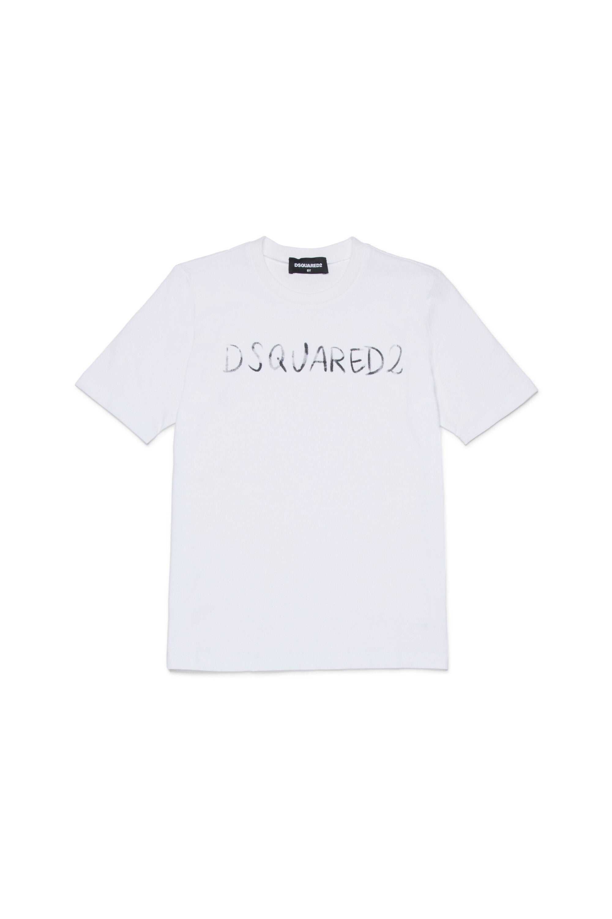 Camiseta de cuello redondo con logo