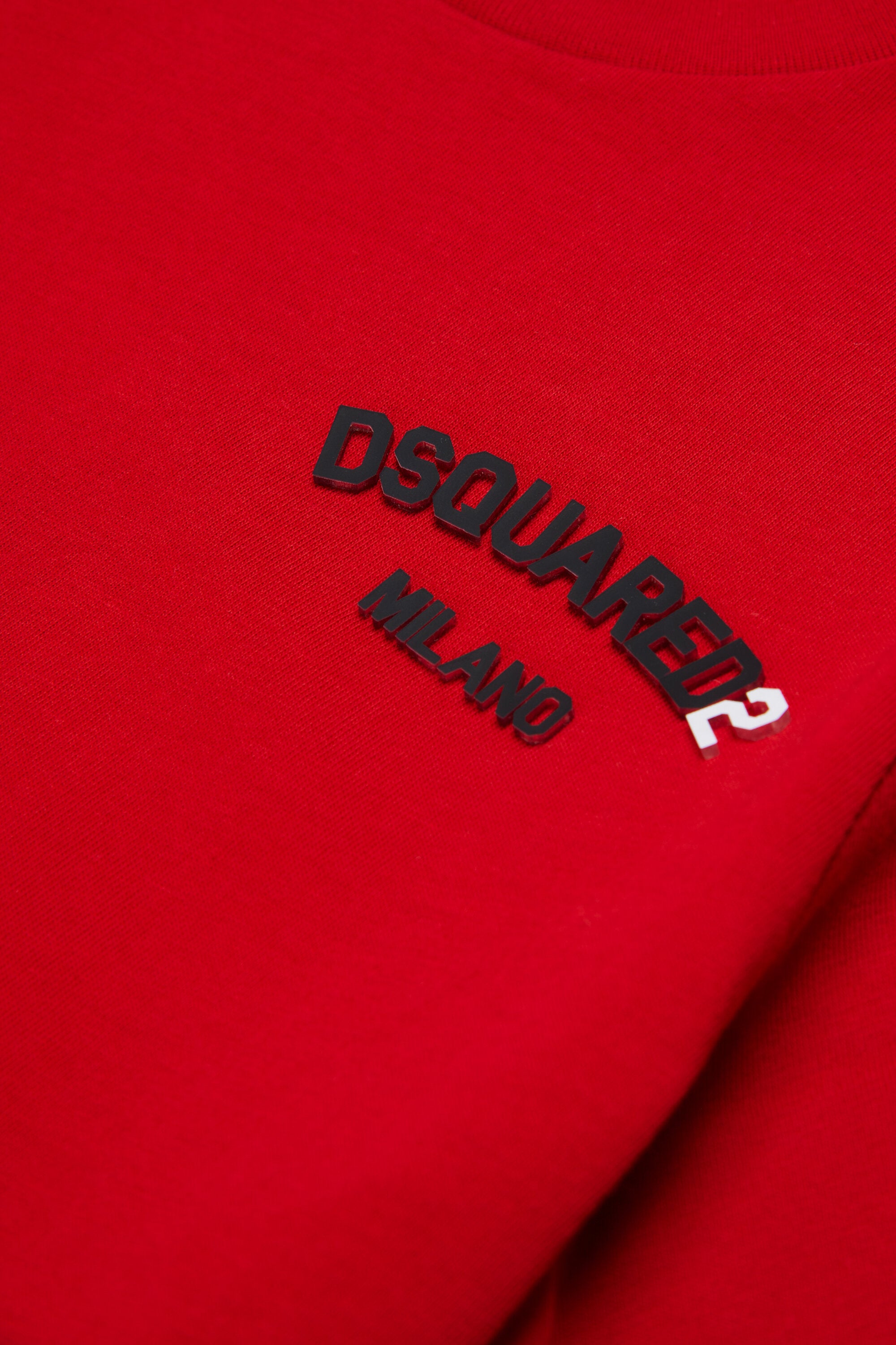Rundhals-T-Shirt mit Logo