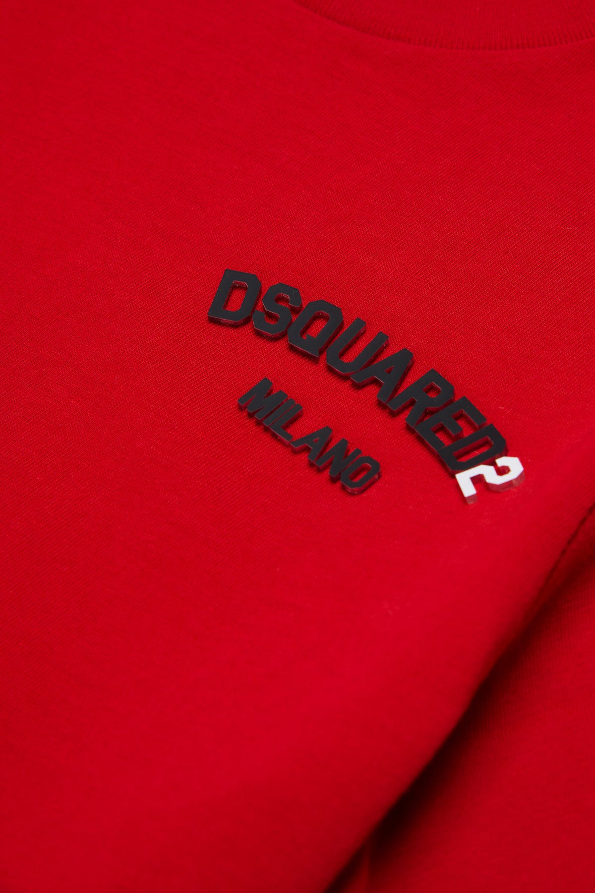 Camiseta de cuello redondo con logo