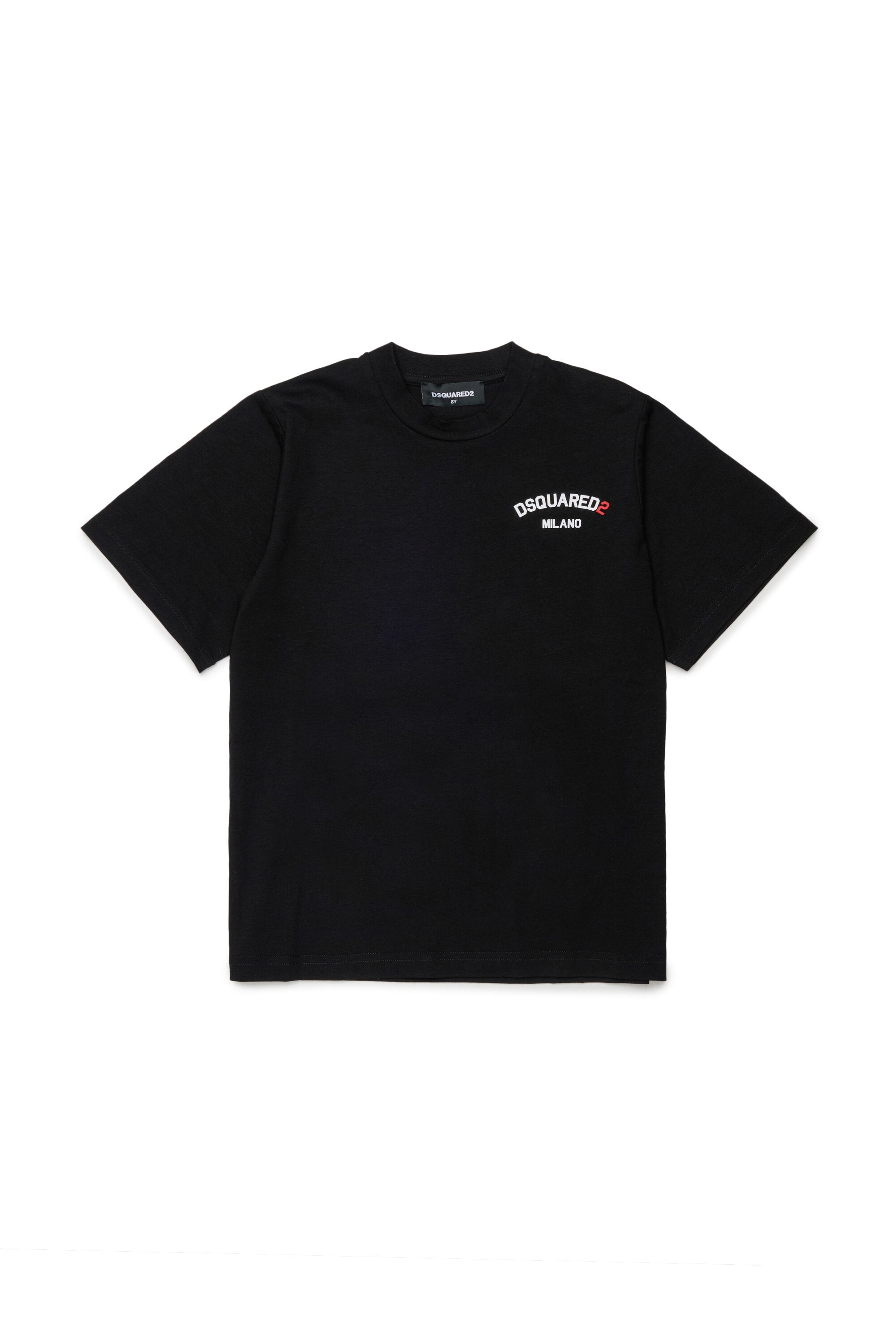 Camiseta de cuello redondo con logo