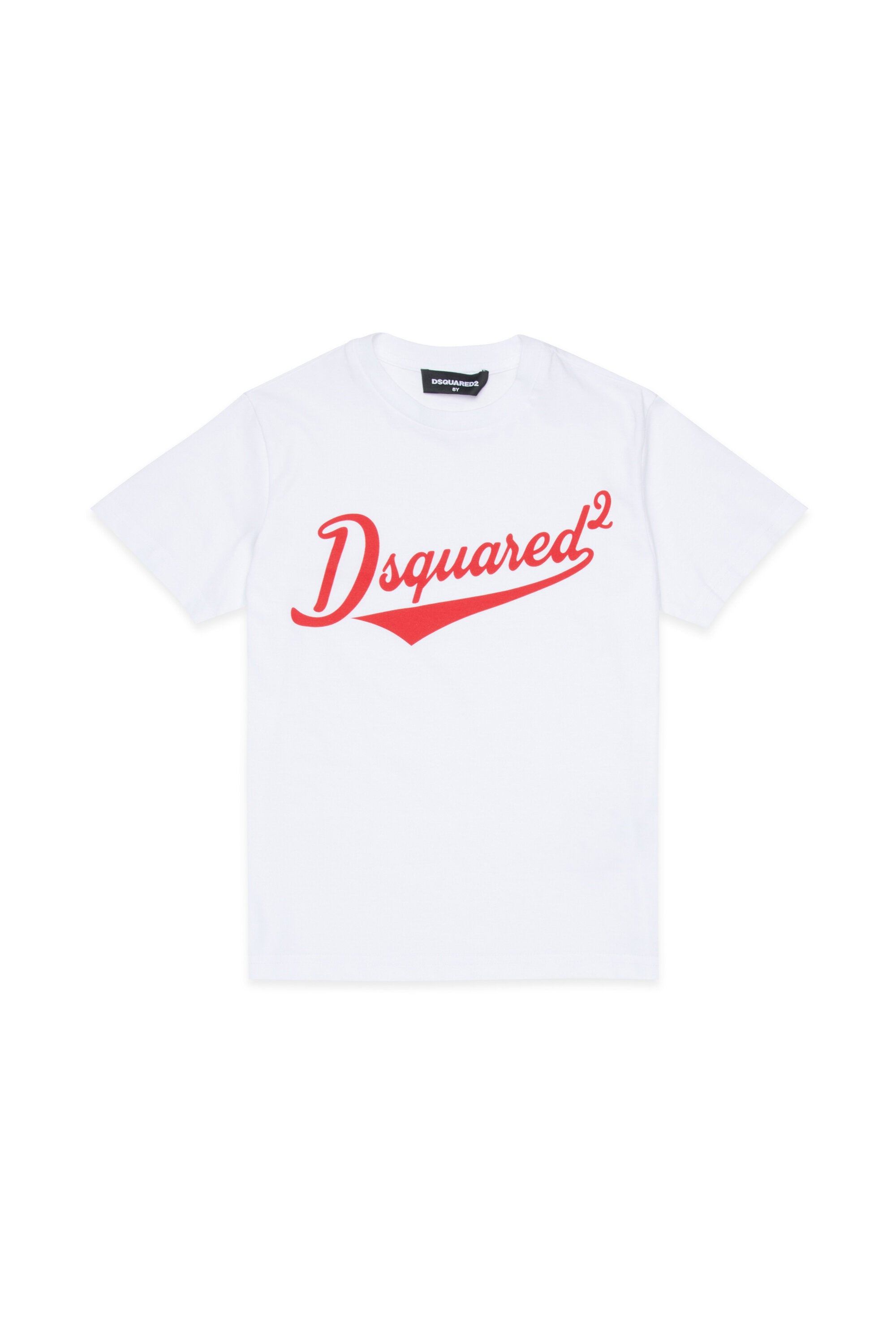 Rundhals-T-Shirt mit aufgedrucktem Logo