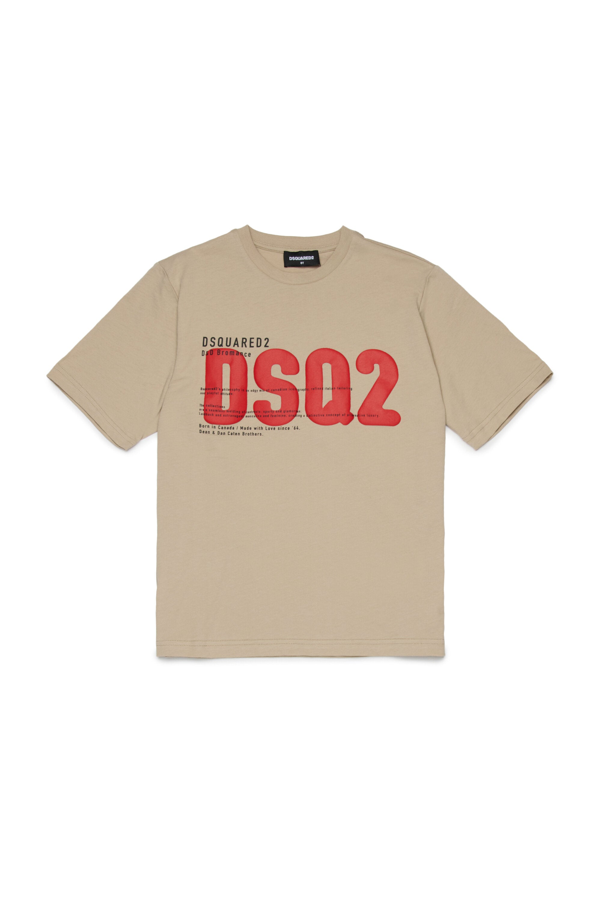 Camiseta con logo DSQ2 estampado
