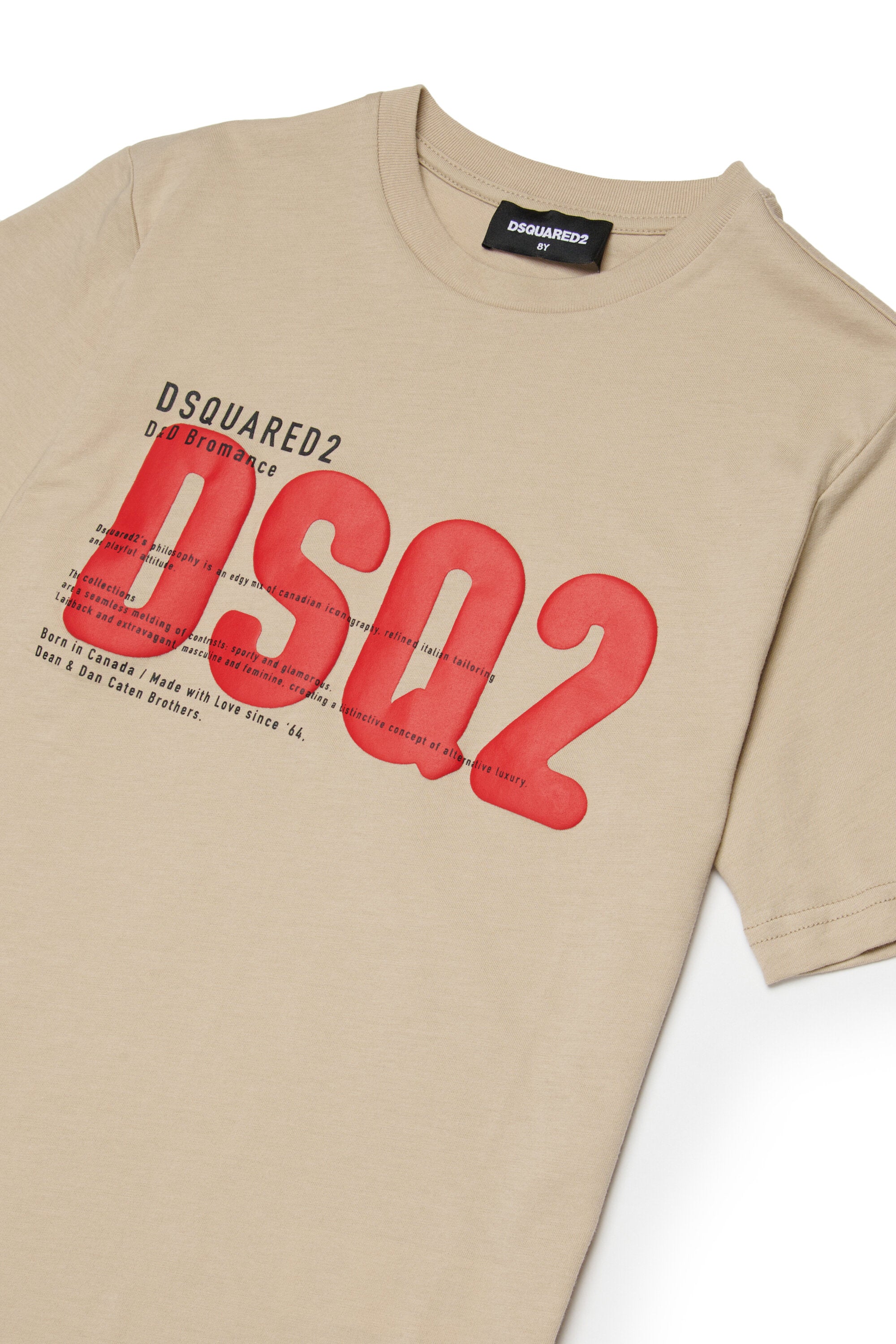 Camiseta con logo DSQ2 estampado