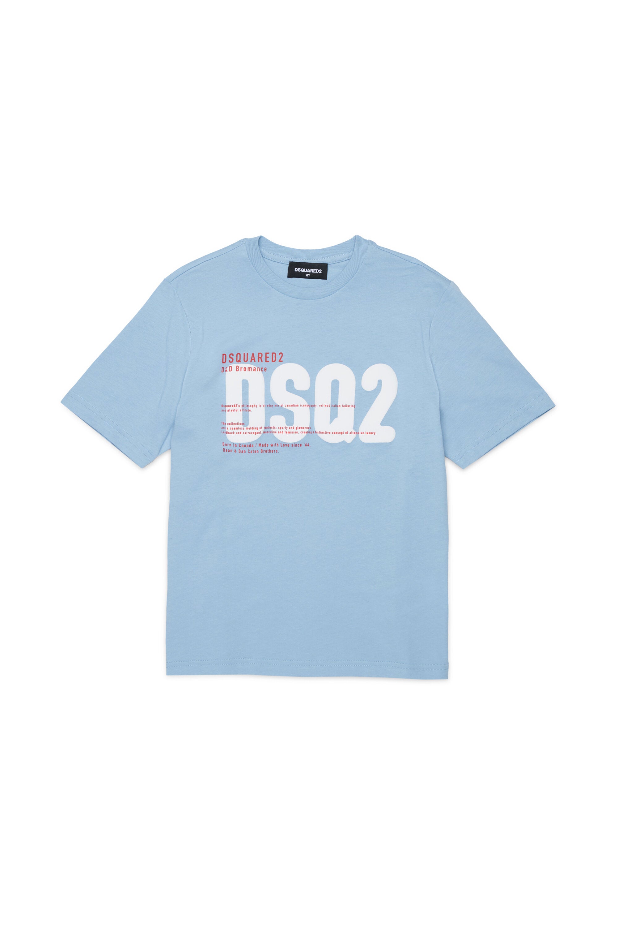 T-shirt with printed DSQ2 logo