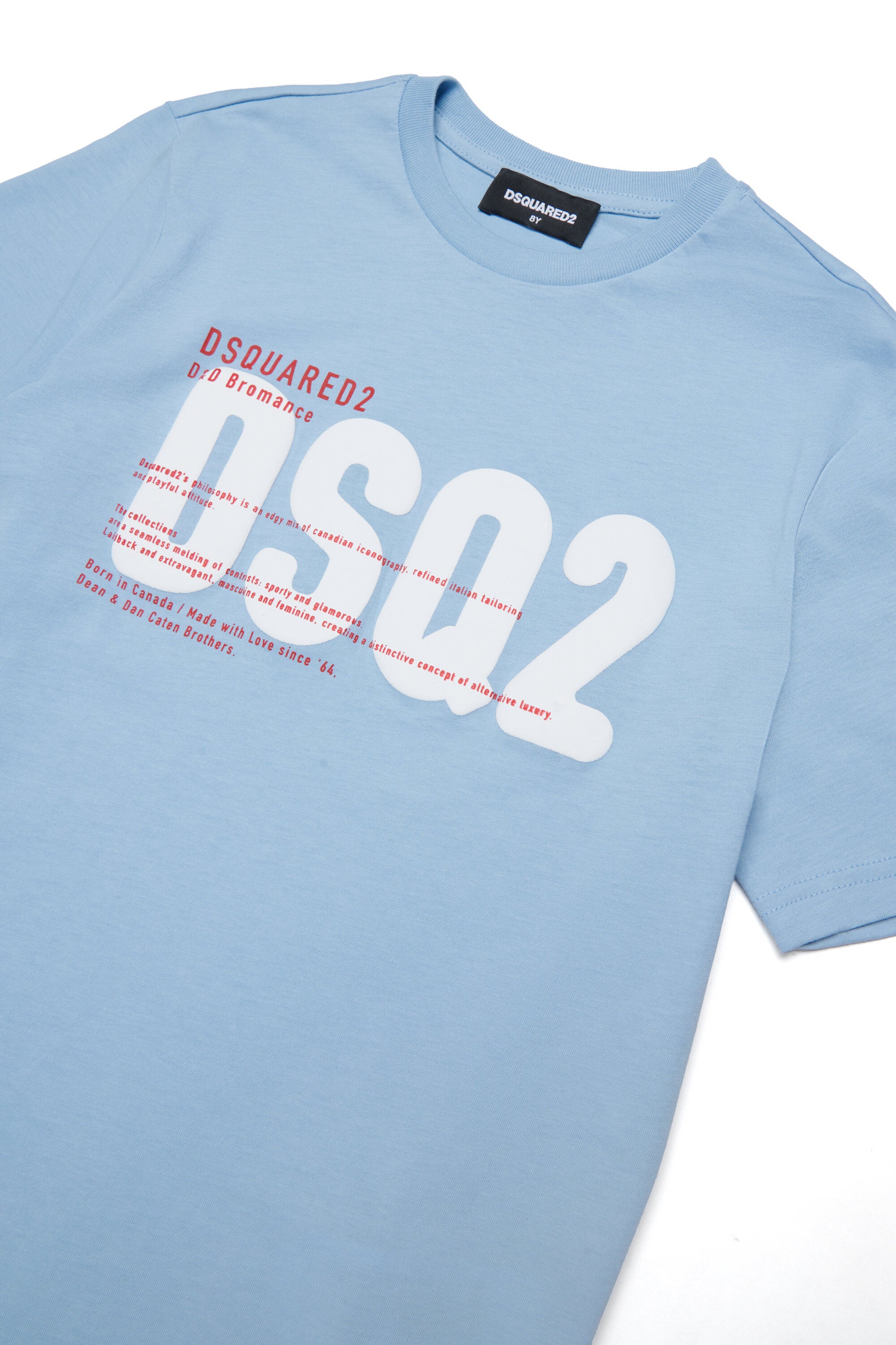 T-shirt with printed DSQ2 logo