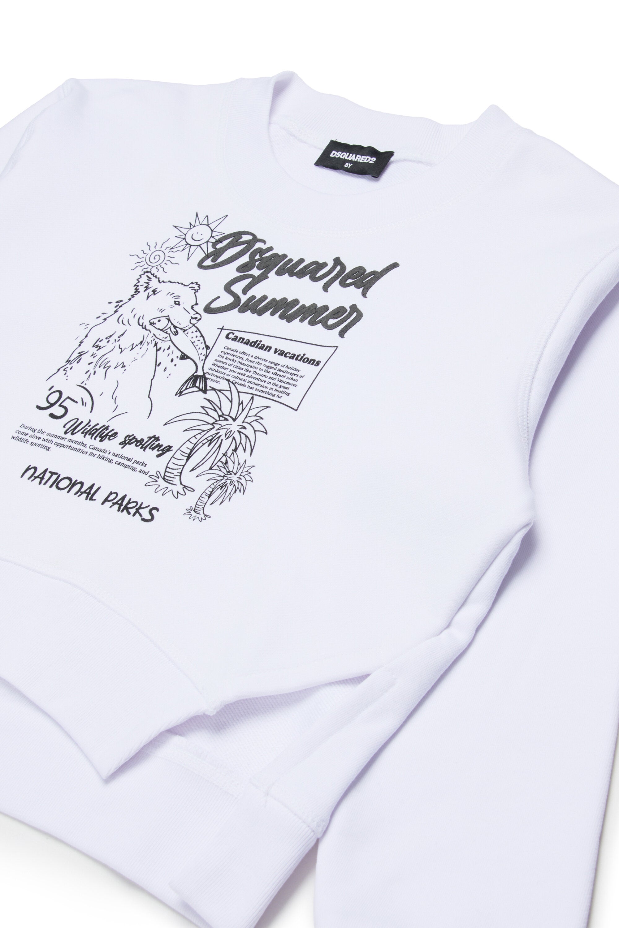 Sudadera de cuello redondo con logo