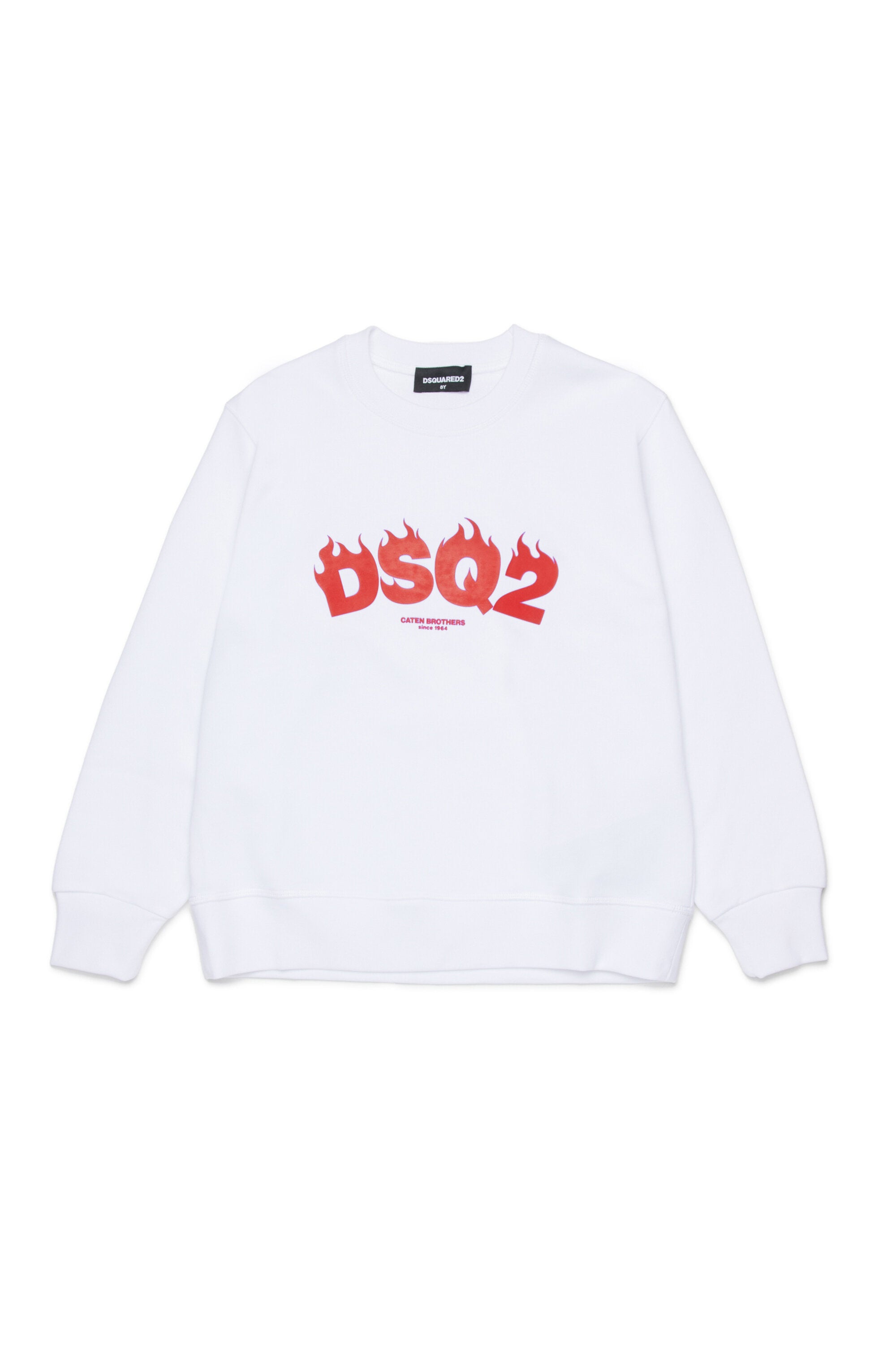 Sudadera de cuello redondo con logo DSQ2