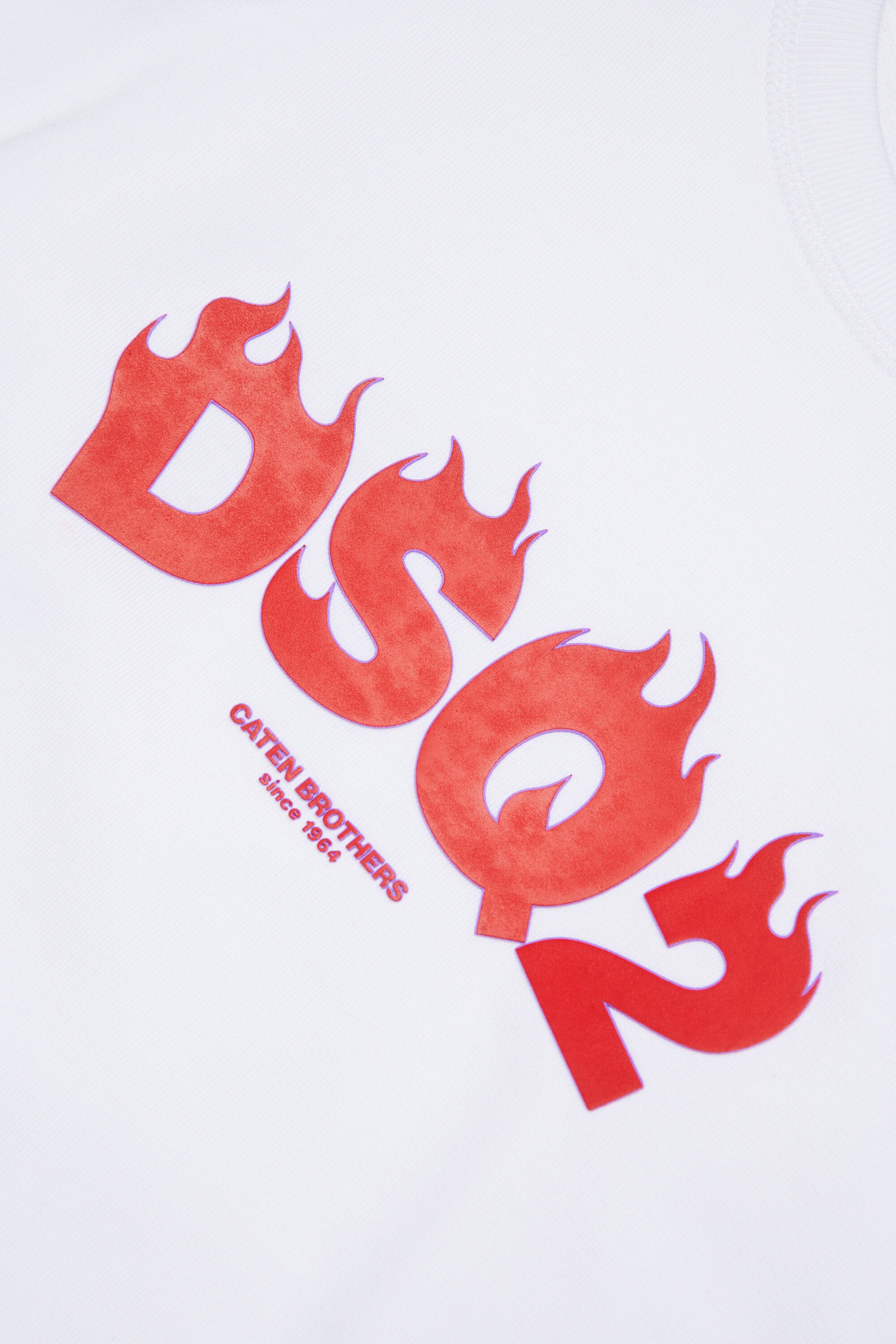 Rundhals-Sweatshirt mit DSQ2-Logo