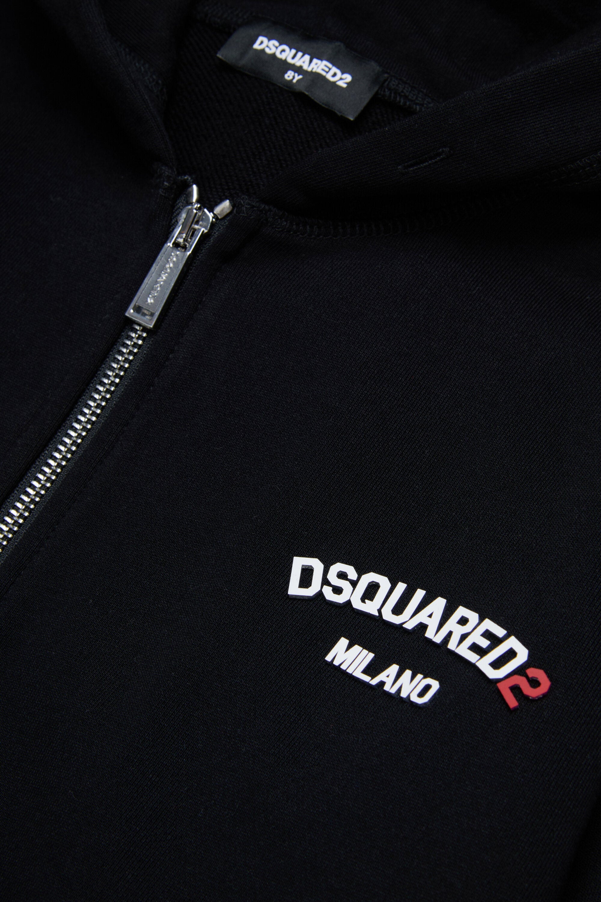 Felpa full zip con logo