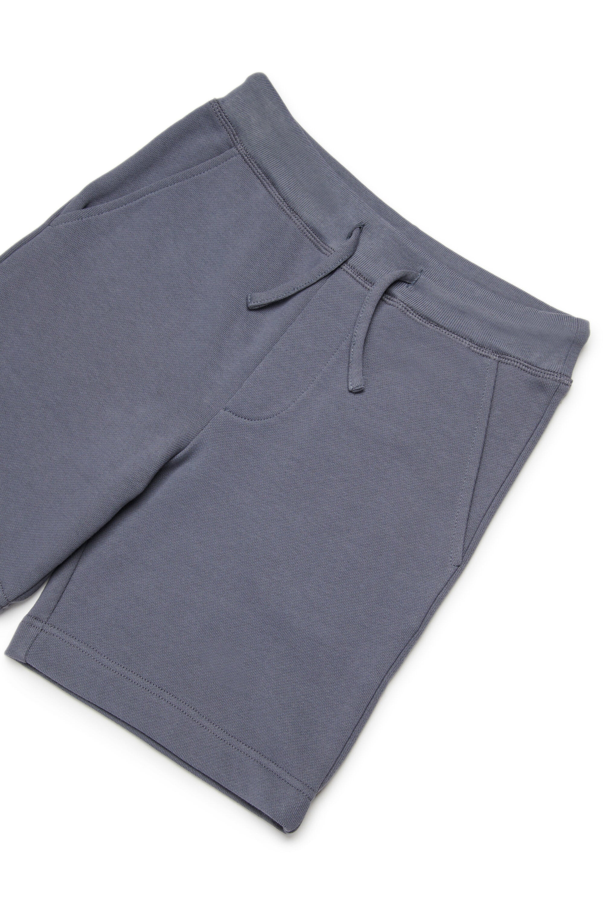Shorts in felpa con logo