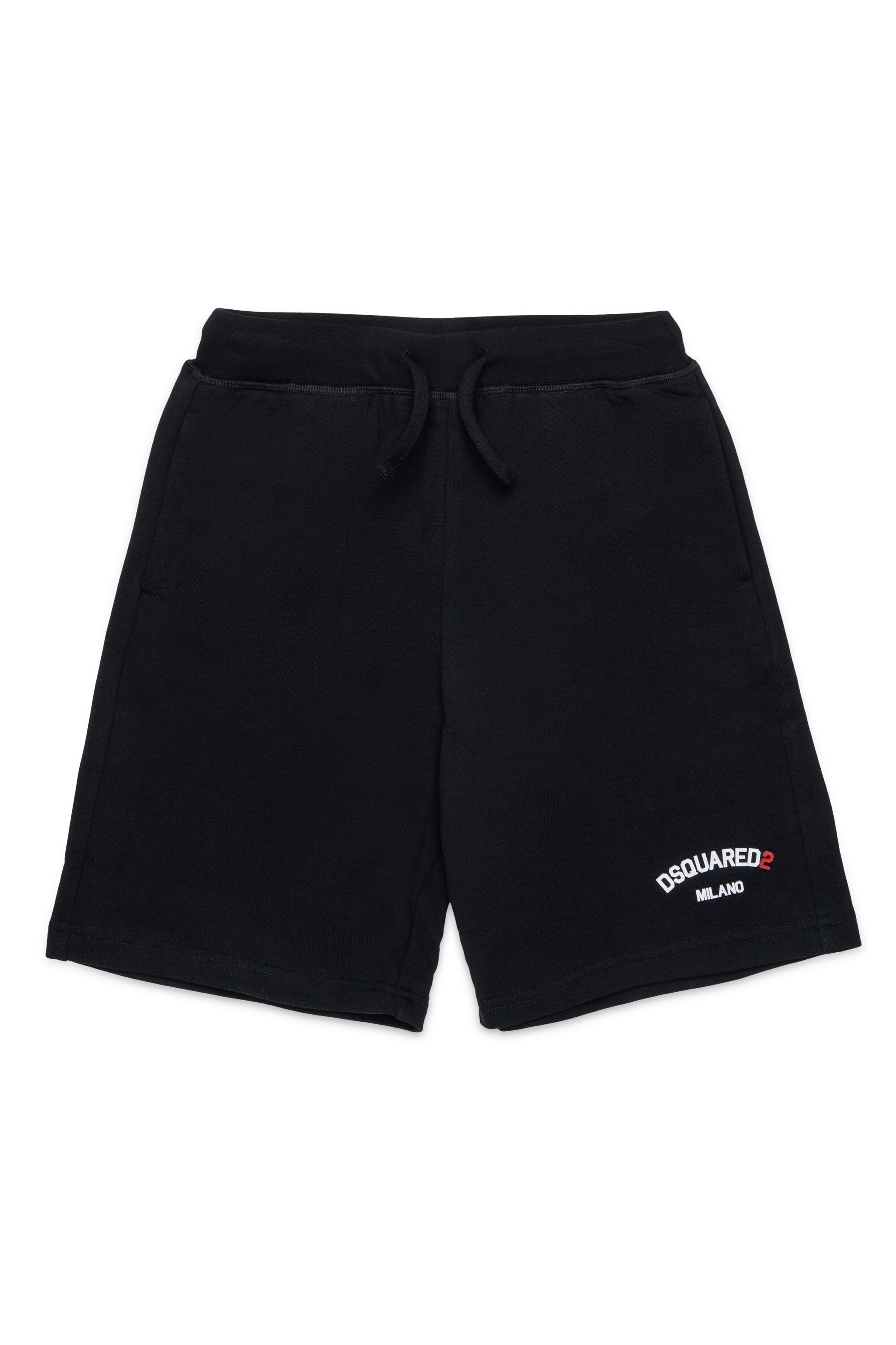 Shorts in felpa con logo