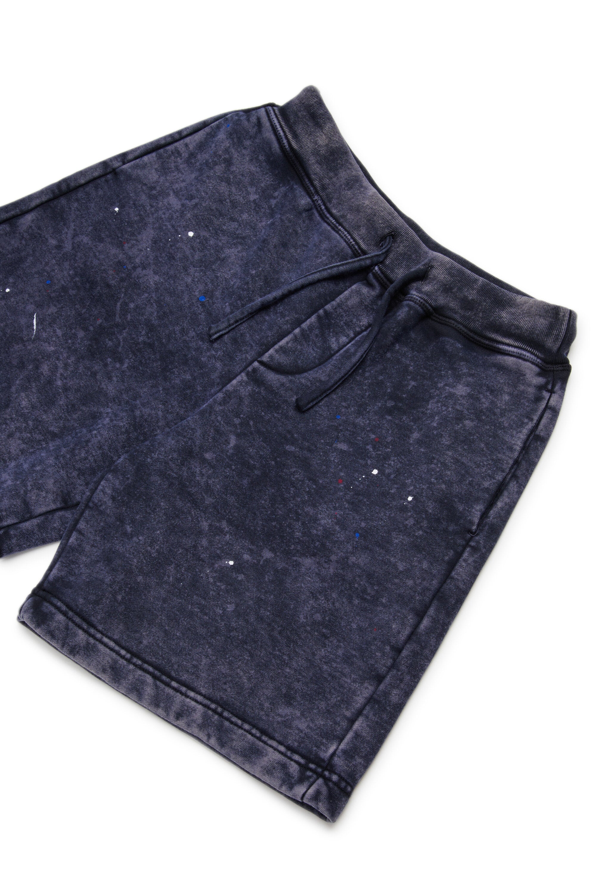 Shorts in felpa con logo
