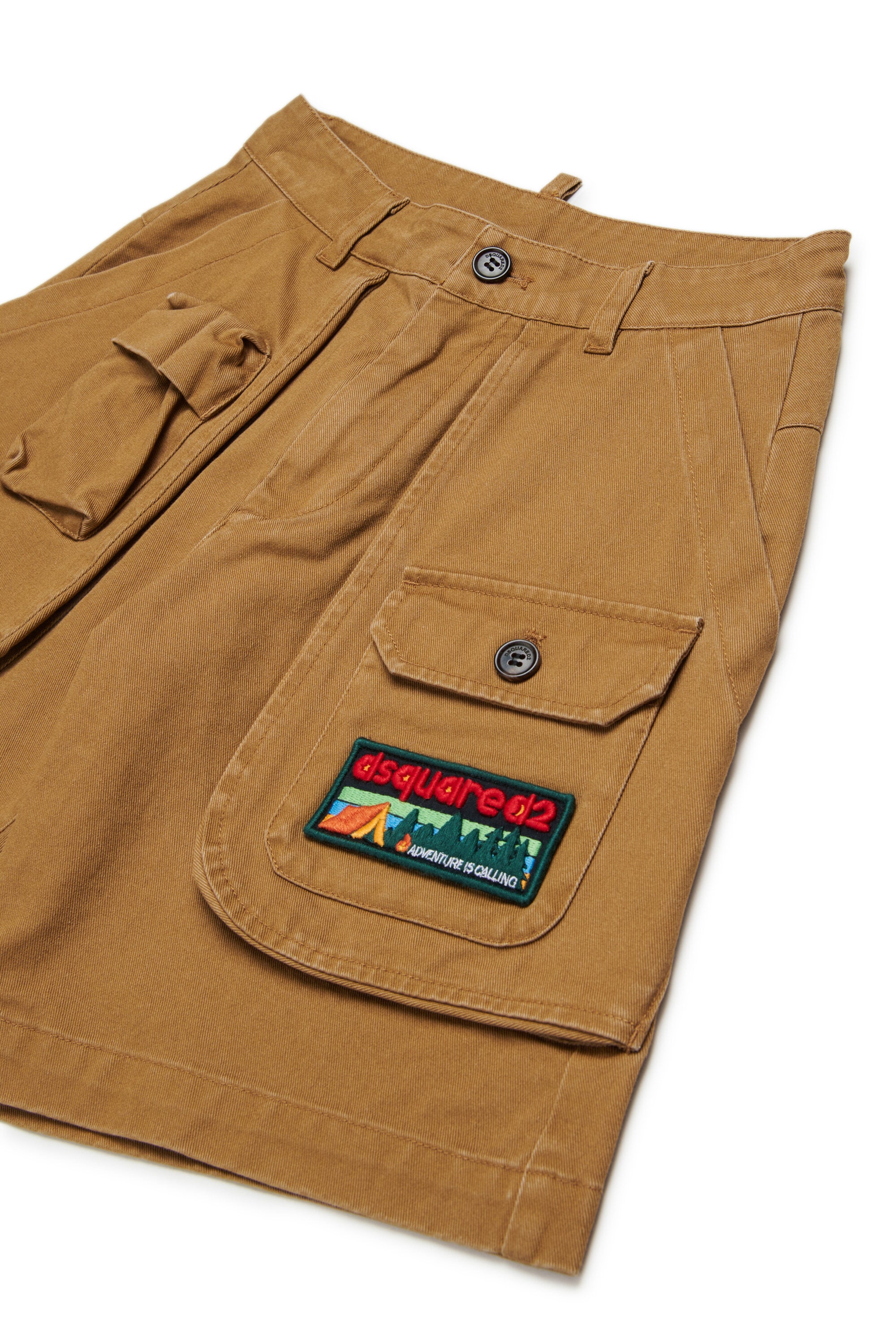 Short cargo avec logo