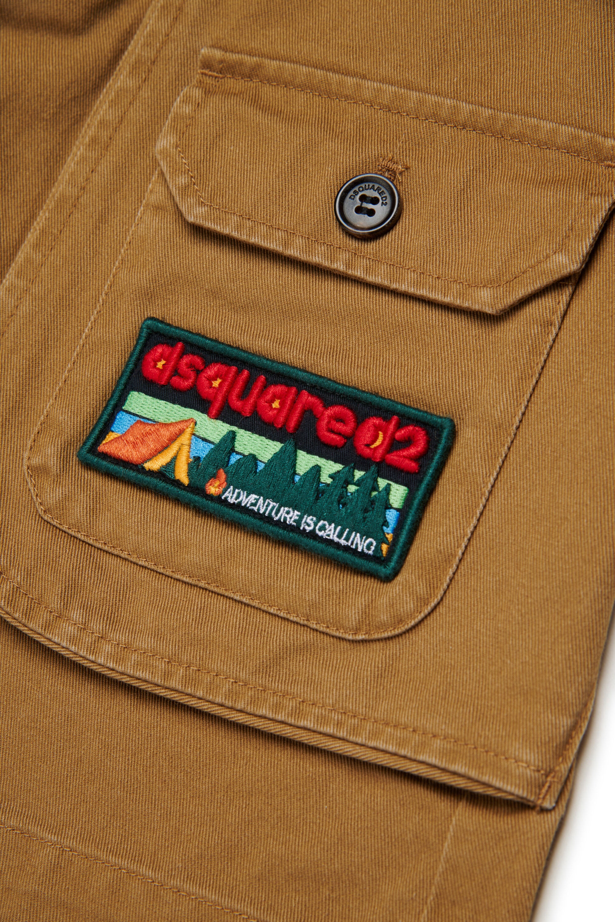 Cargo-Shorts mit Logo