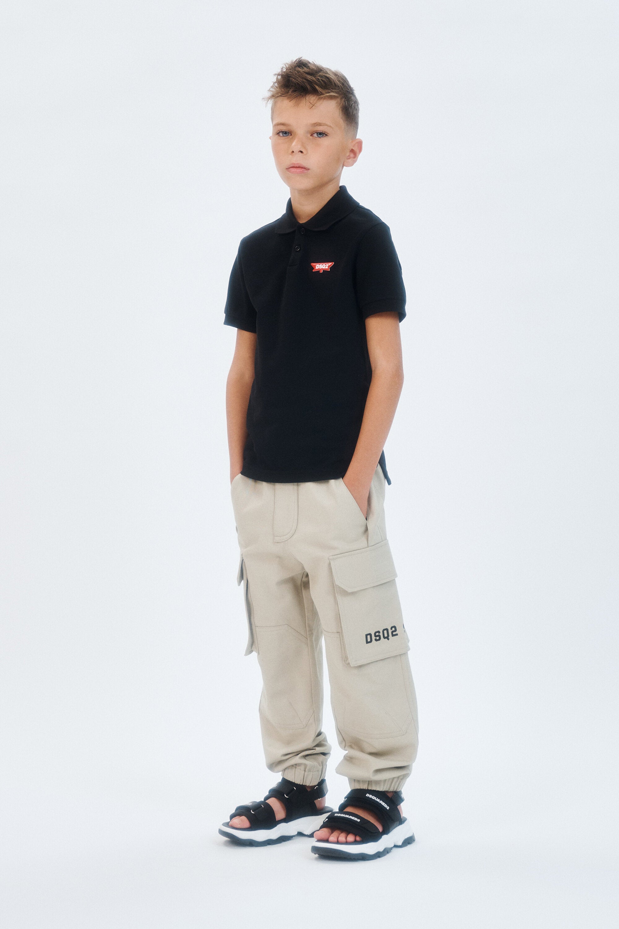 Pantaloni cargo tasche laterali