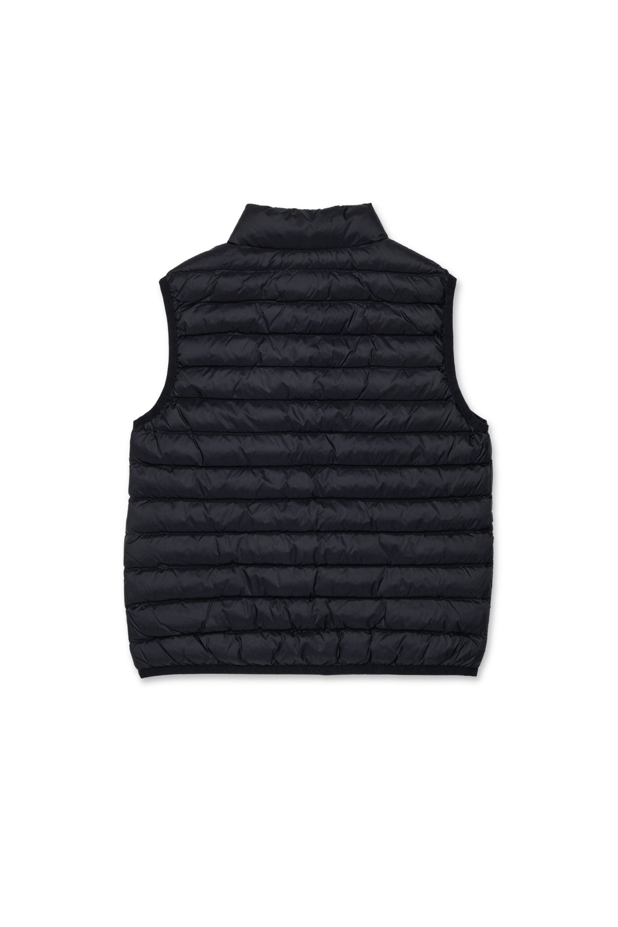 Giacca gilet imbottita con logo stampato