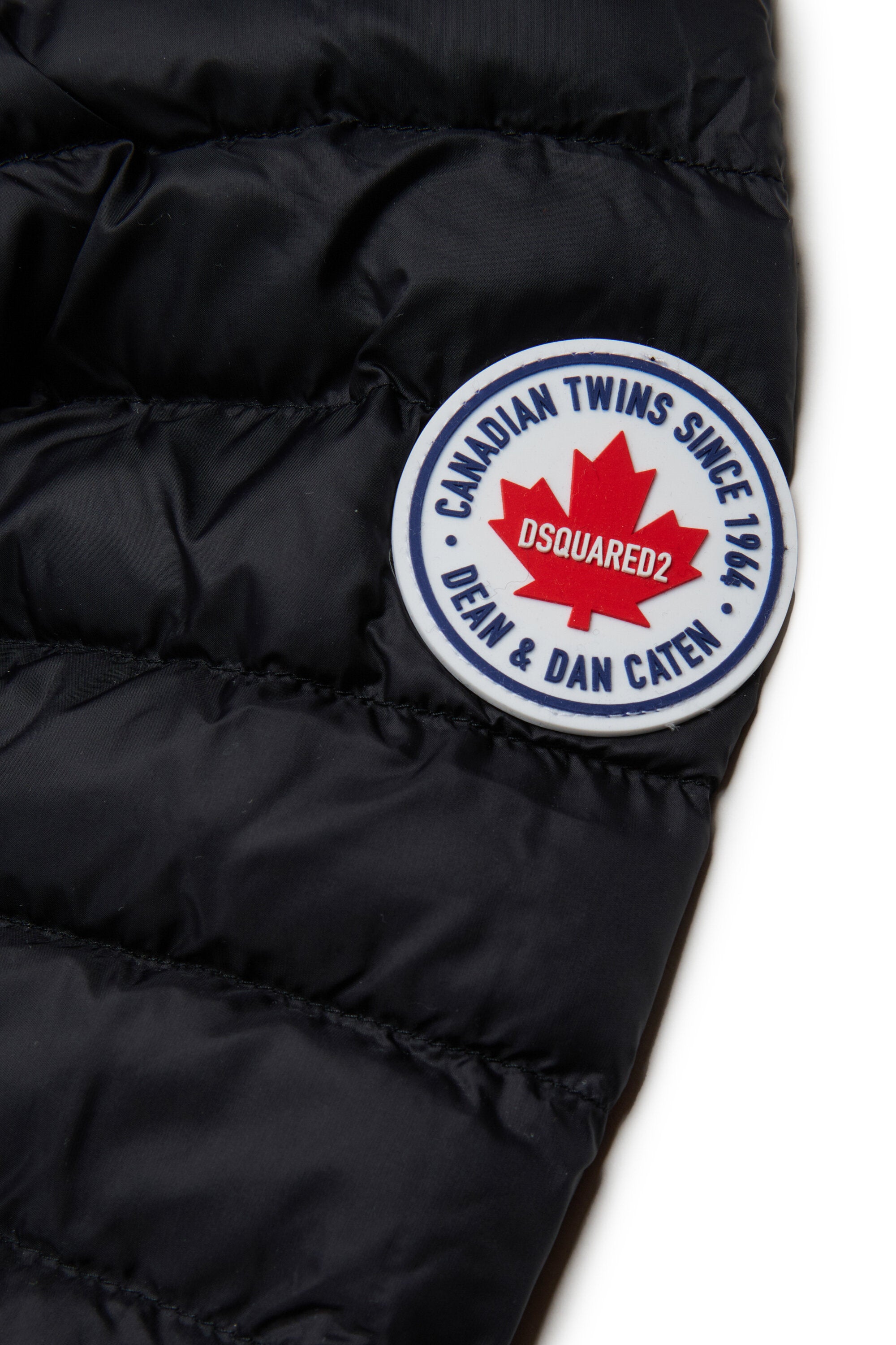Veste matelassée avec logo imprimé