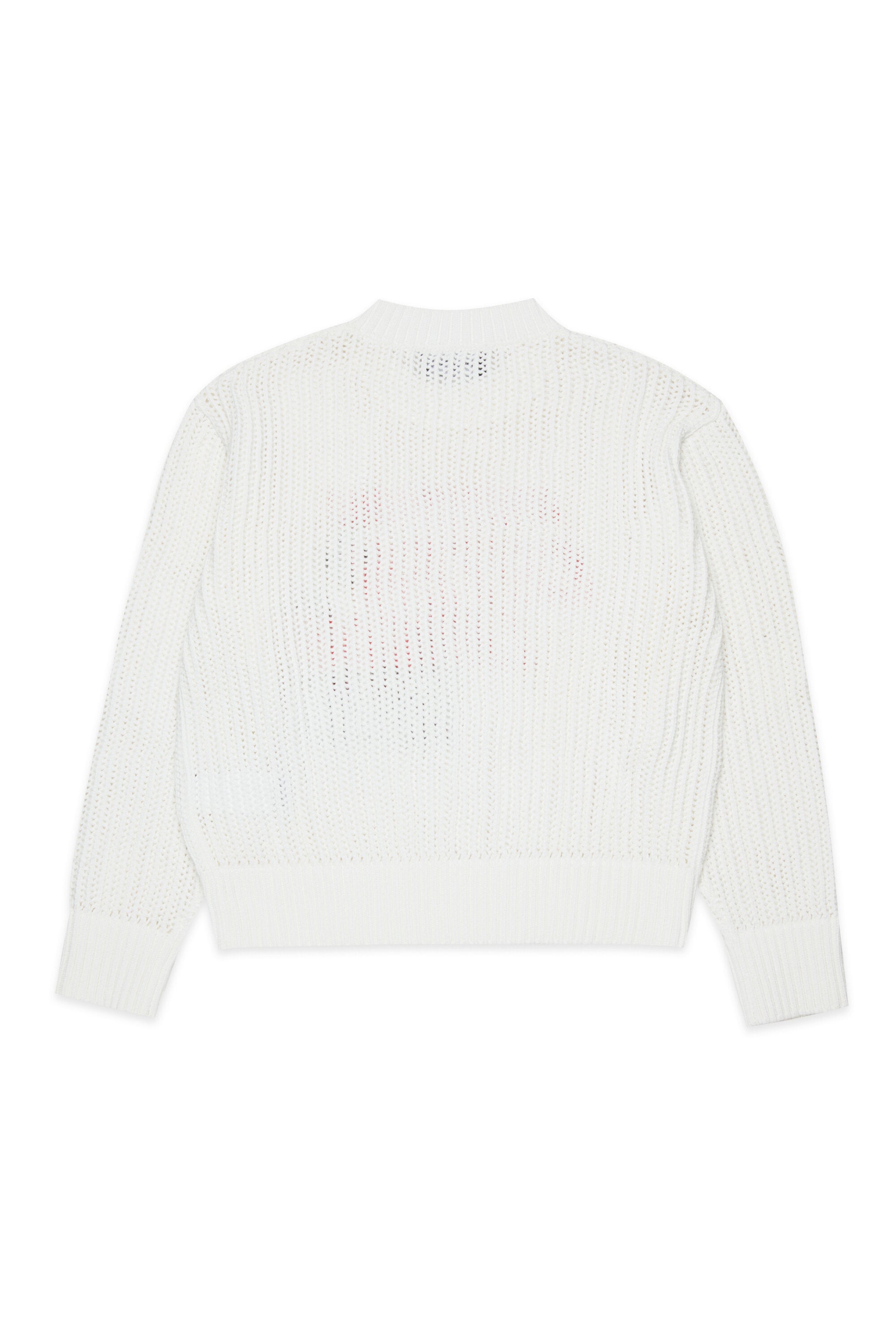 Rundhals-Pullover mit Logo