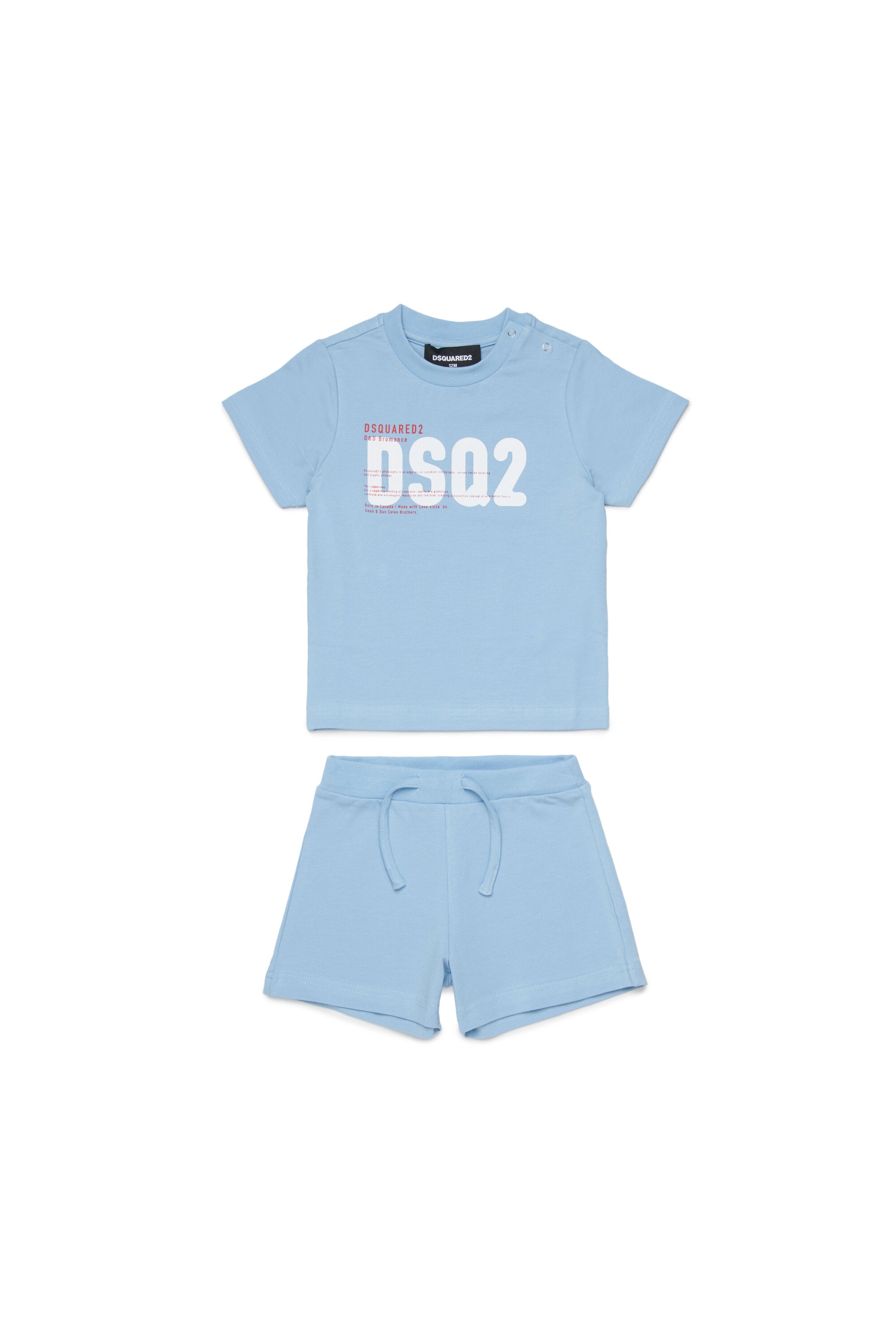 Tuta neonato con logo Dsquared2
