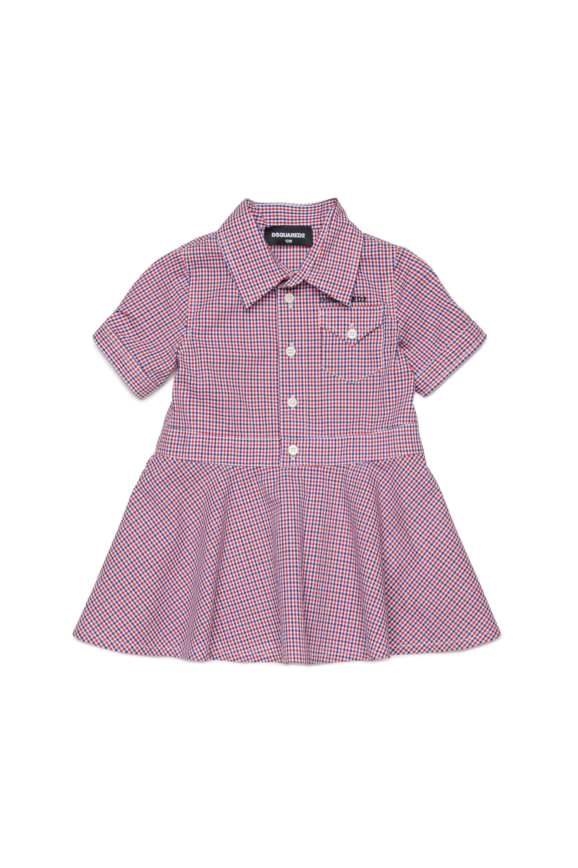 Vestido camisero con logo