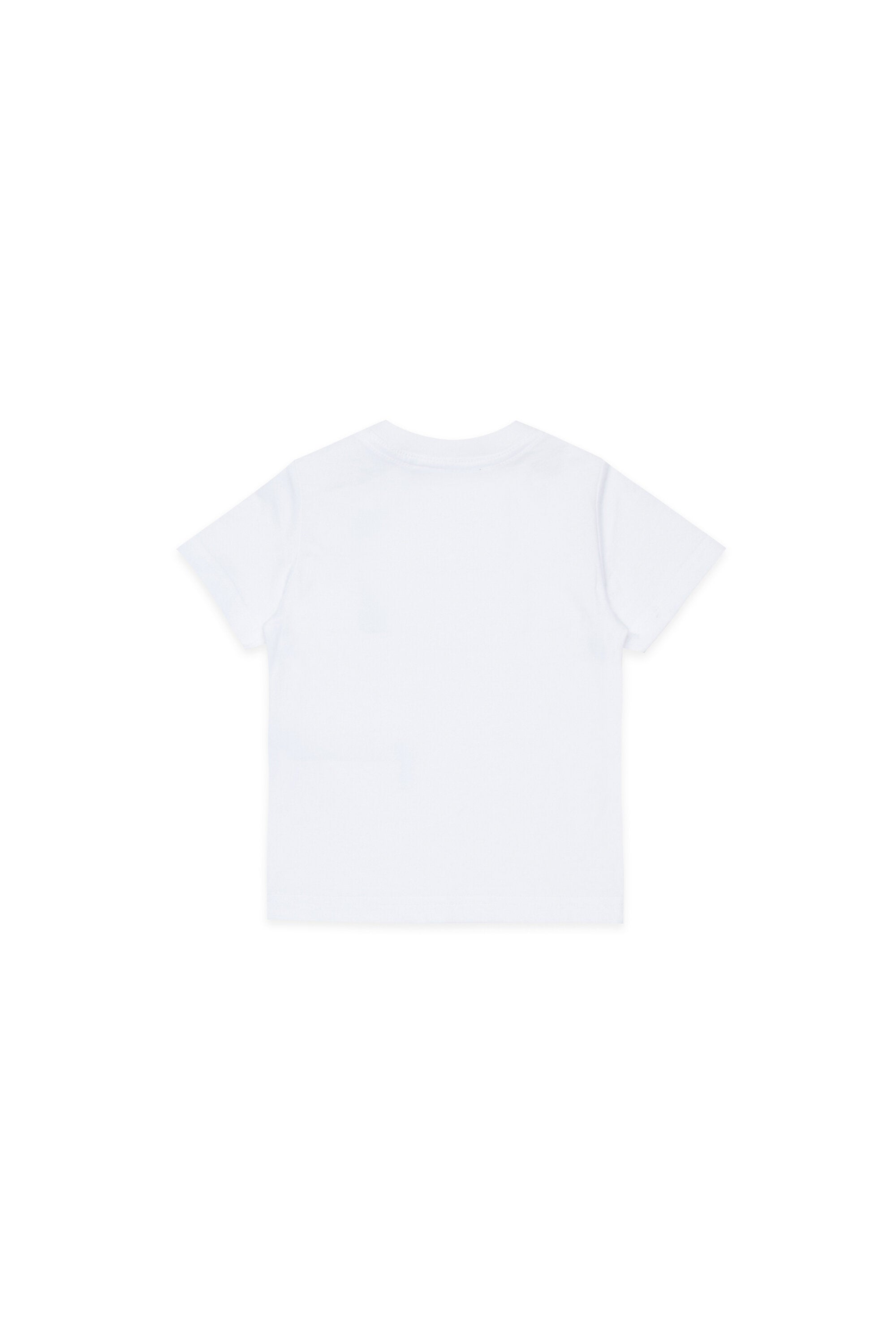 T-shirt à col rond avec logo DSQ2