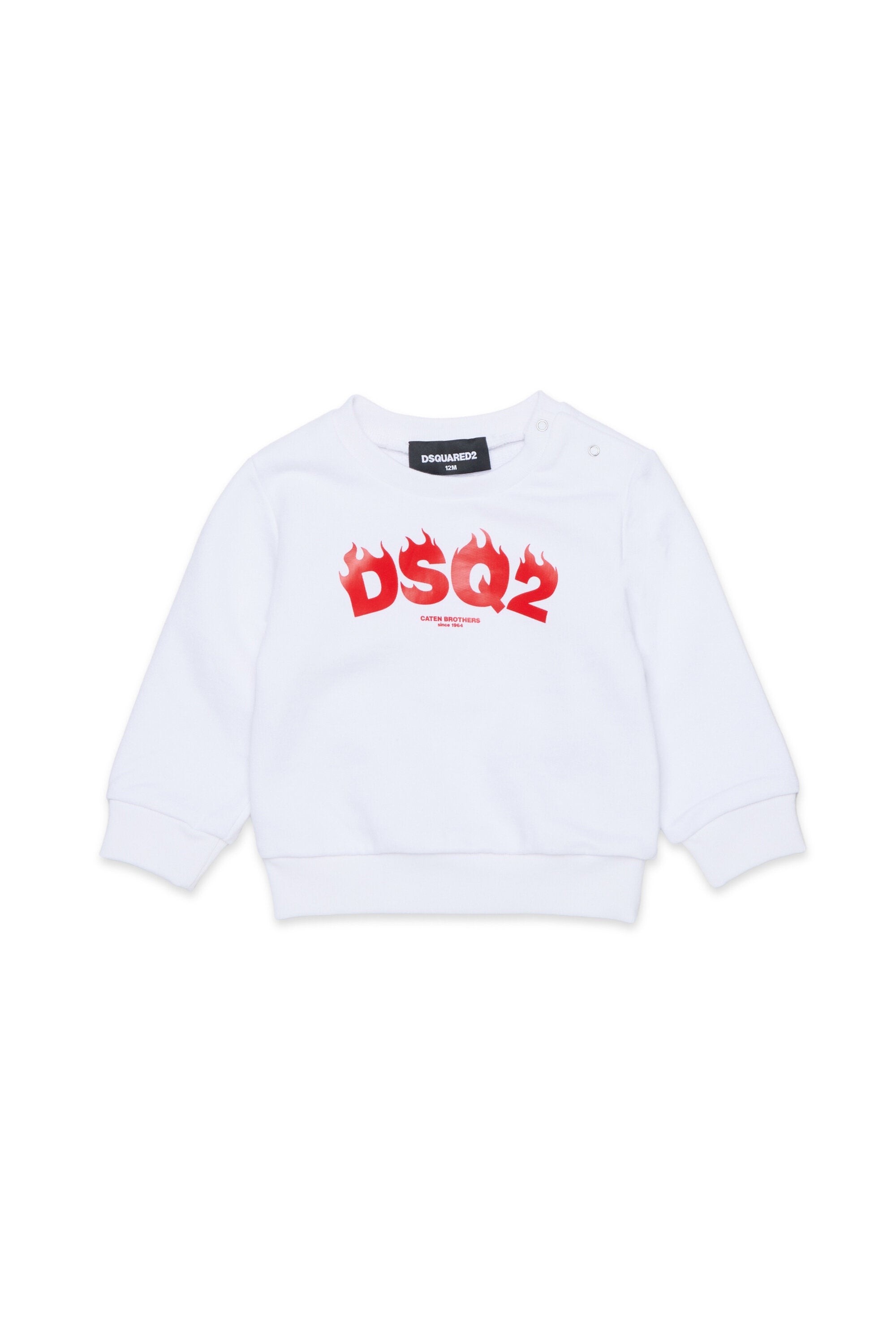 Sweatshirt mit DSQ2-Logo und Rundhalsausschnitt