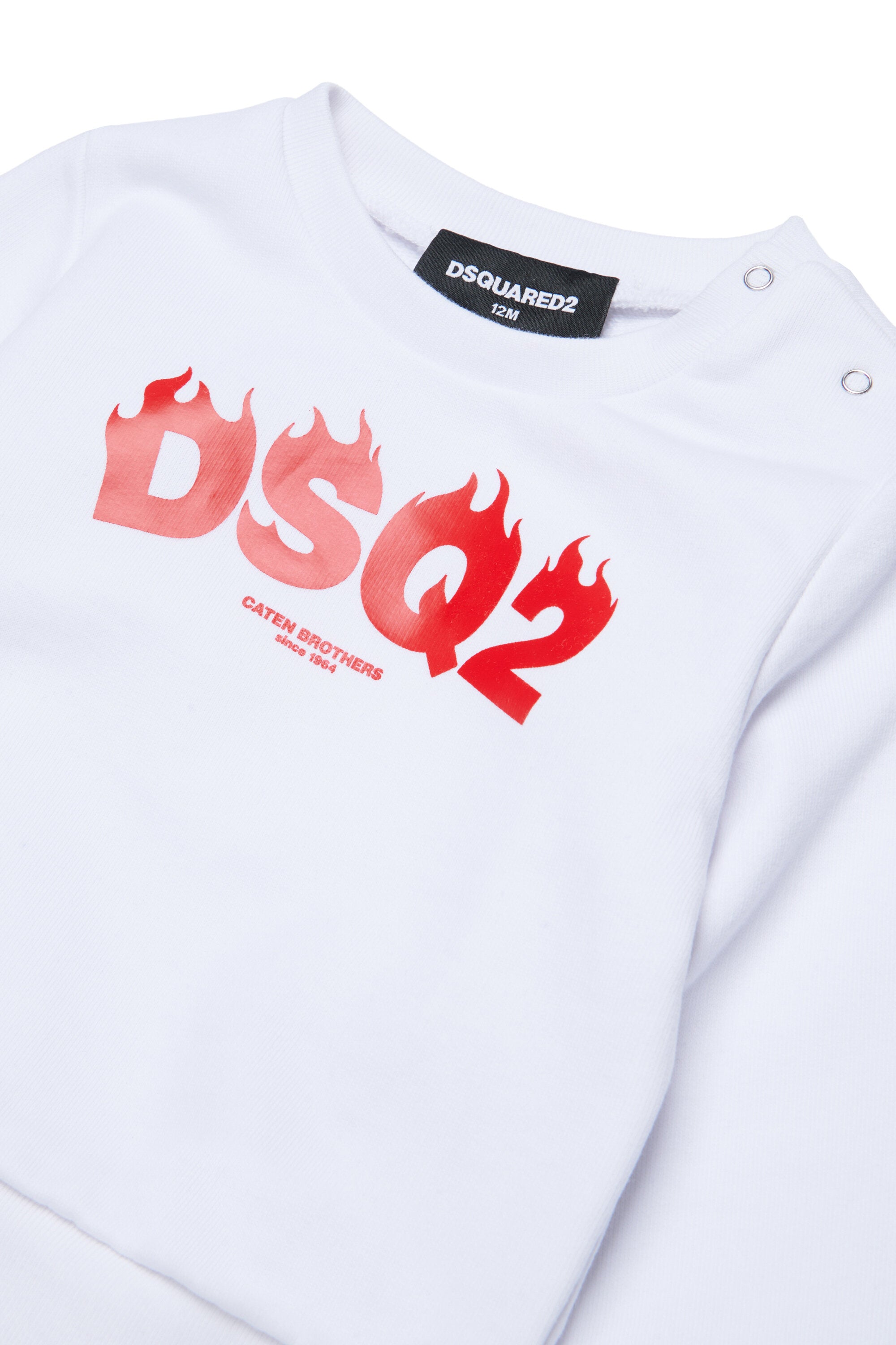 Sweatshirt mit DSQ2-Logo und Rundhalsausschnitt