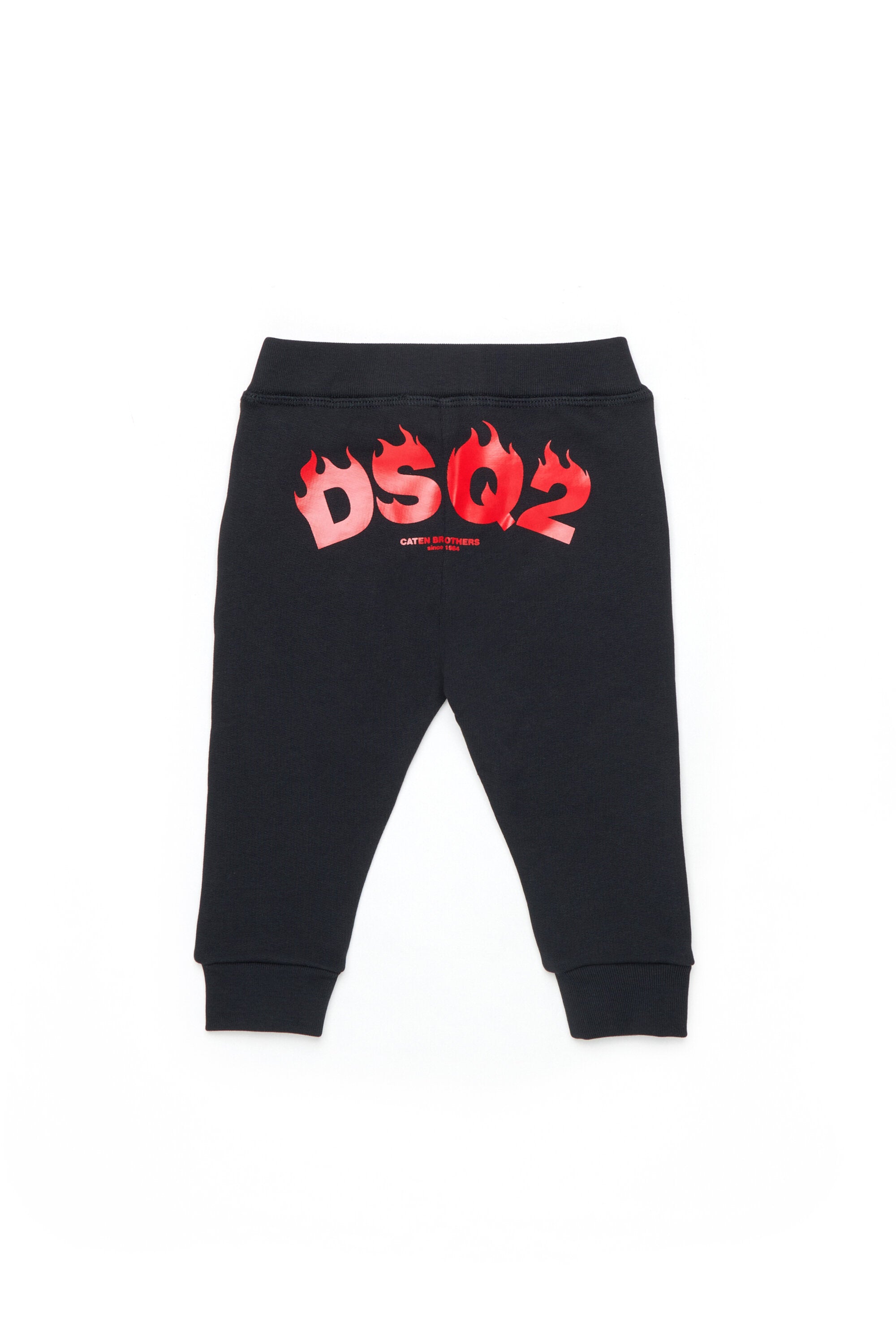 Pantalones de felpa con logo DSQ2