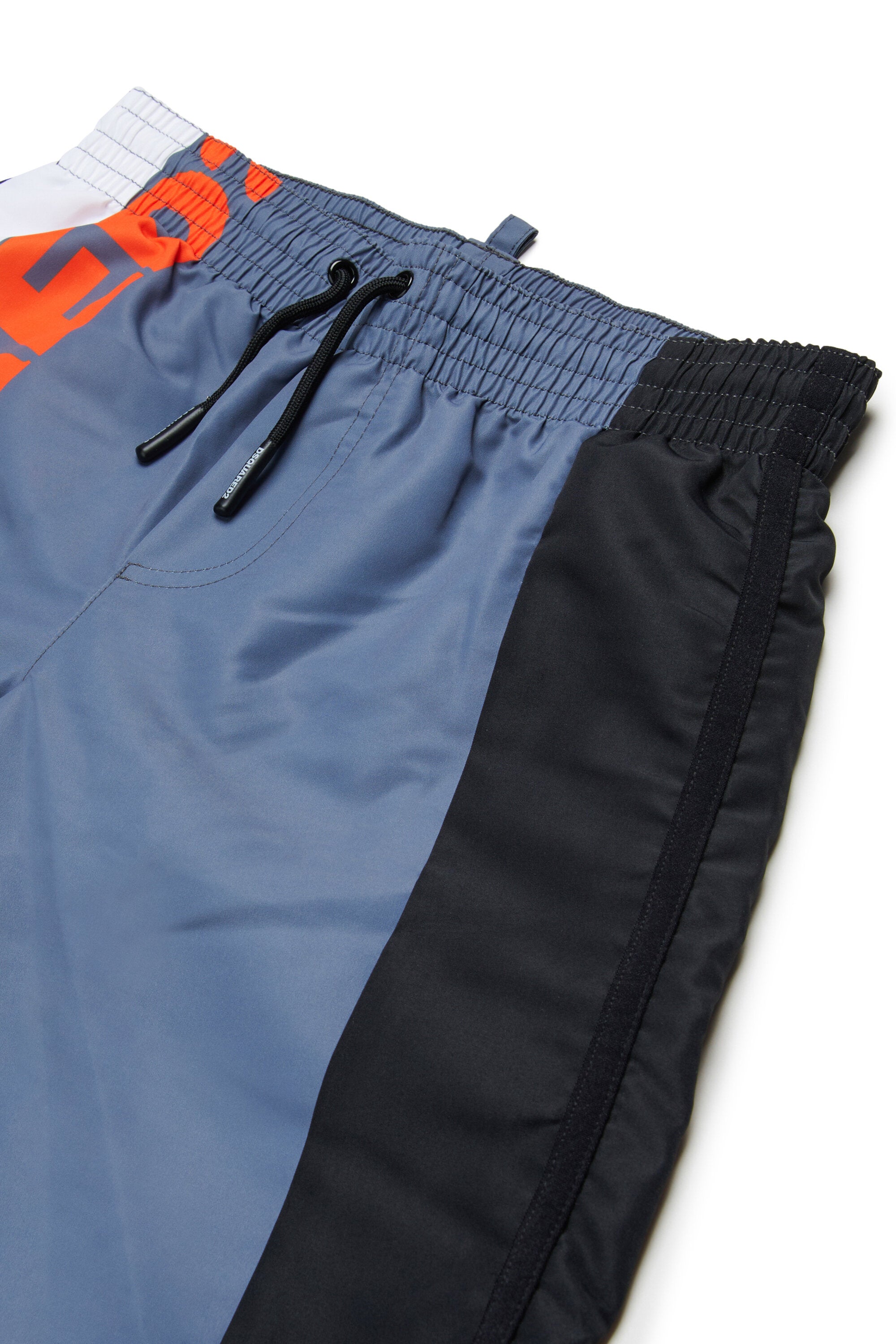 Boxer swim shorts with logo