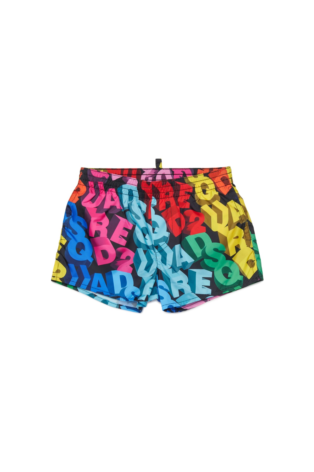 Costume boxer con logo allover