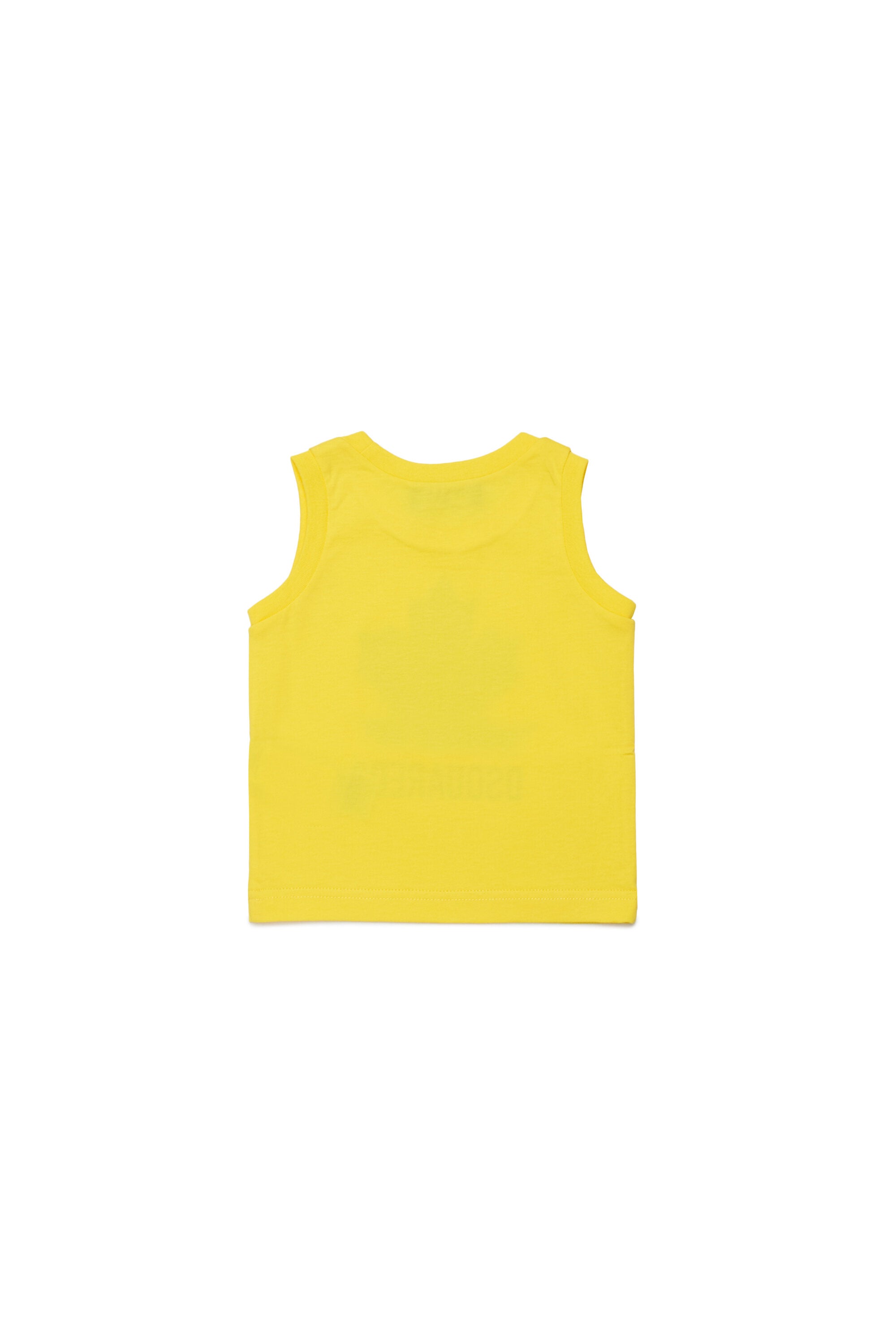 T-shirt smanicata con logo